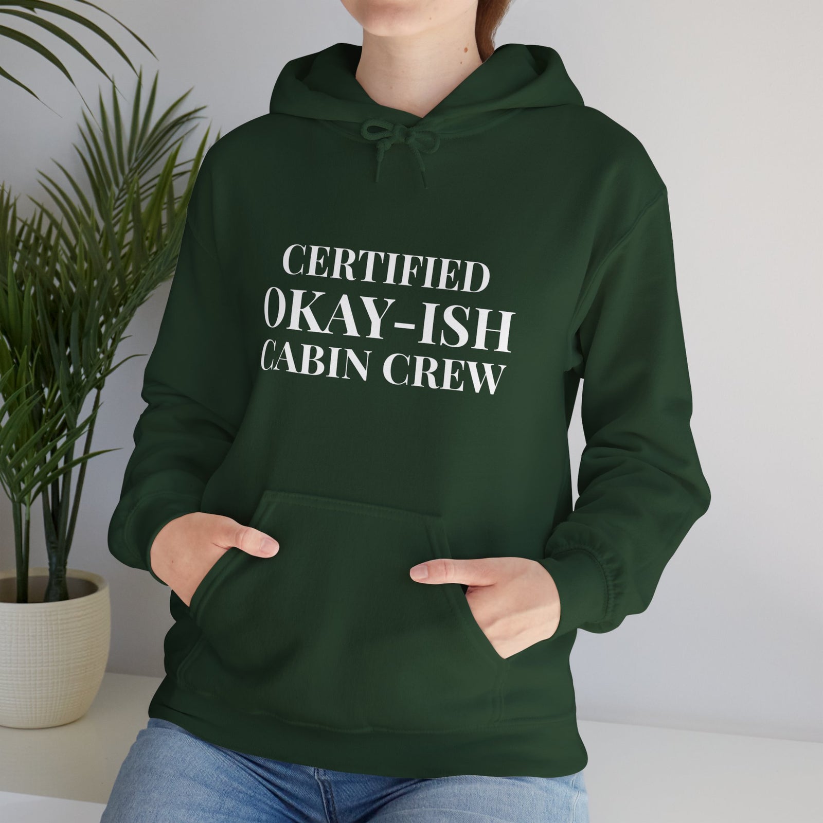 Certified Okay-ish Cabin Crew - Pullover Hoodie
