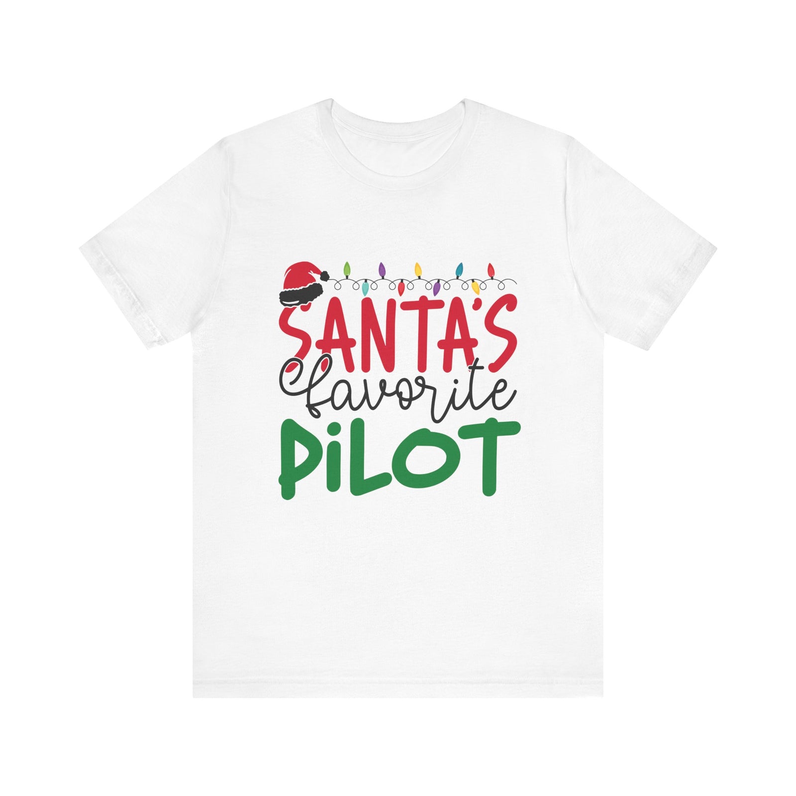 Santa’s favourite pilot Unisex Jersey Tee - Perfect for Aviation Enthusiasts