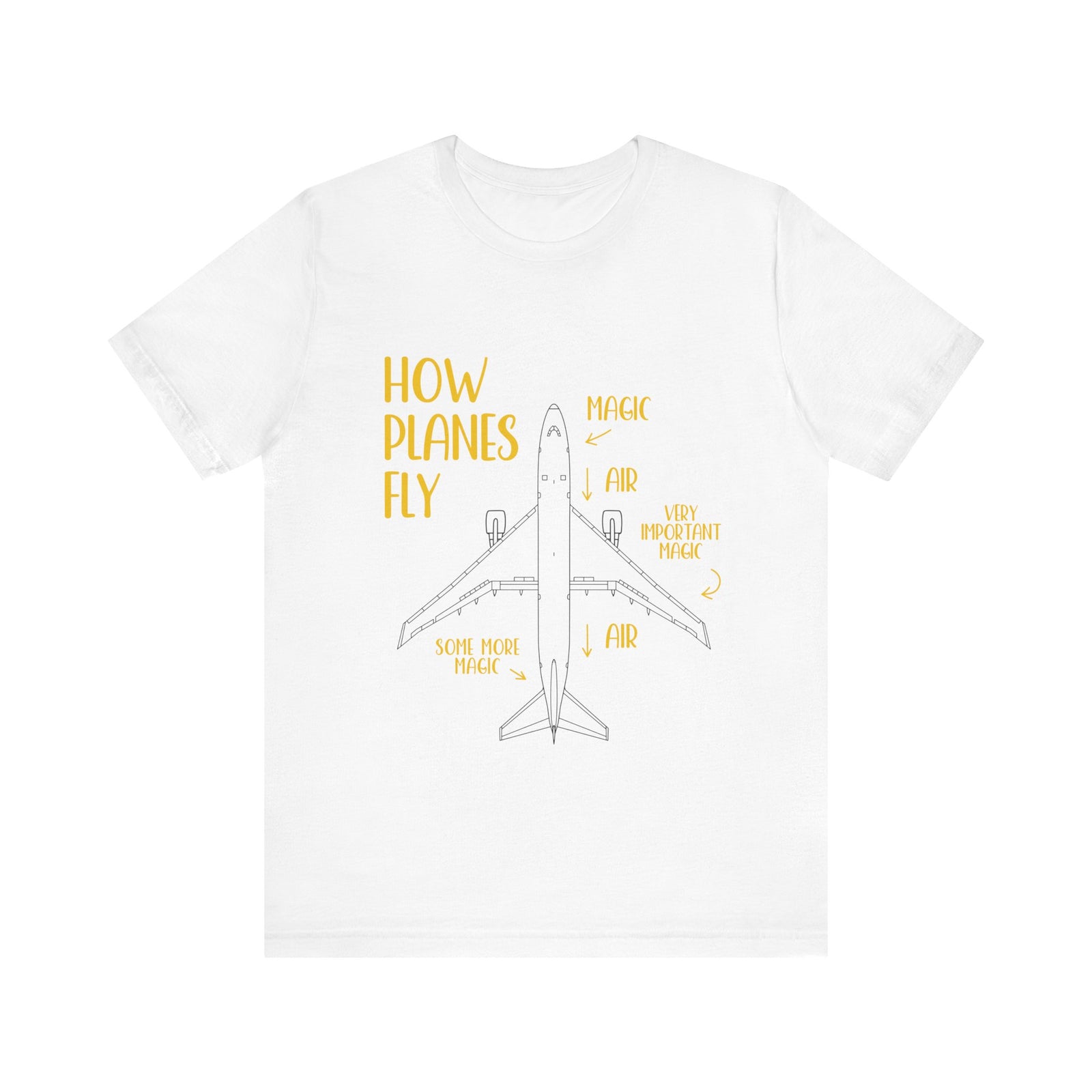 How Planes Fly? - Unisex Jersey Tee