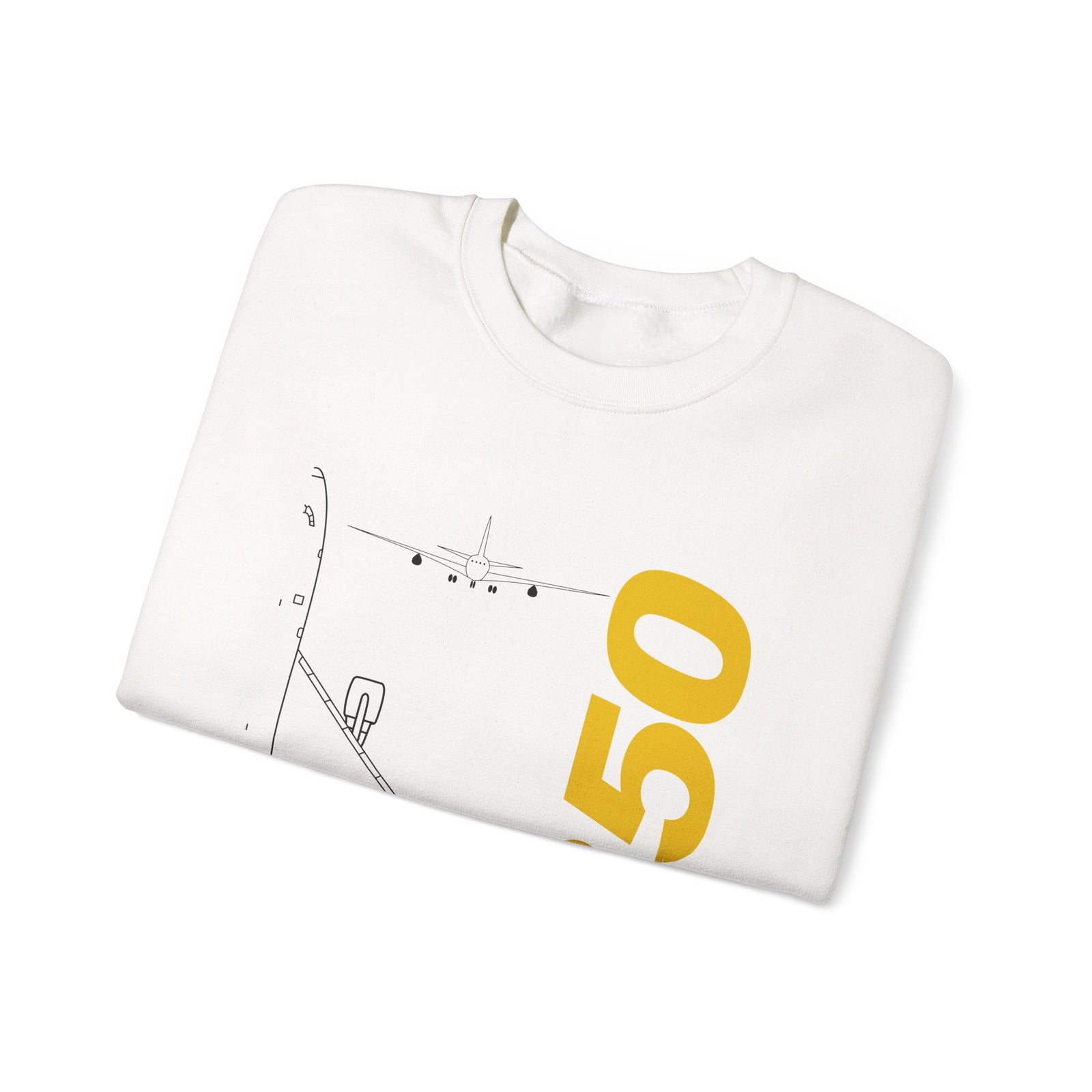 Airbus A350 Crewneck Sweatshirt - Travel Inspiring Cozy Apparel