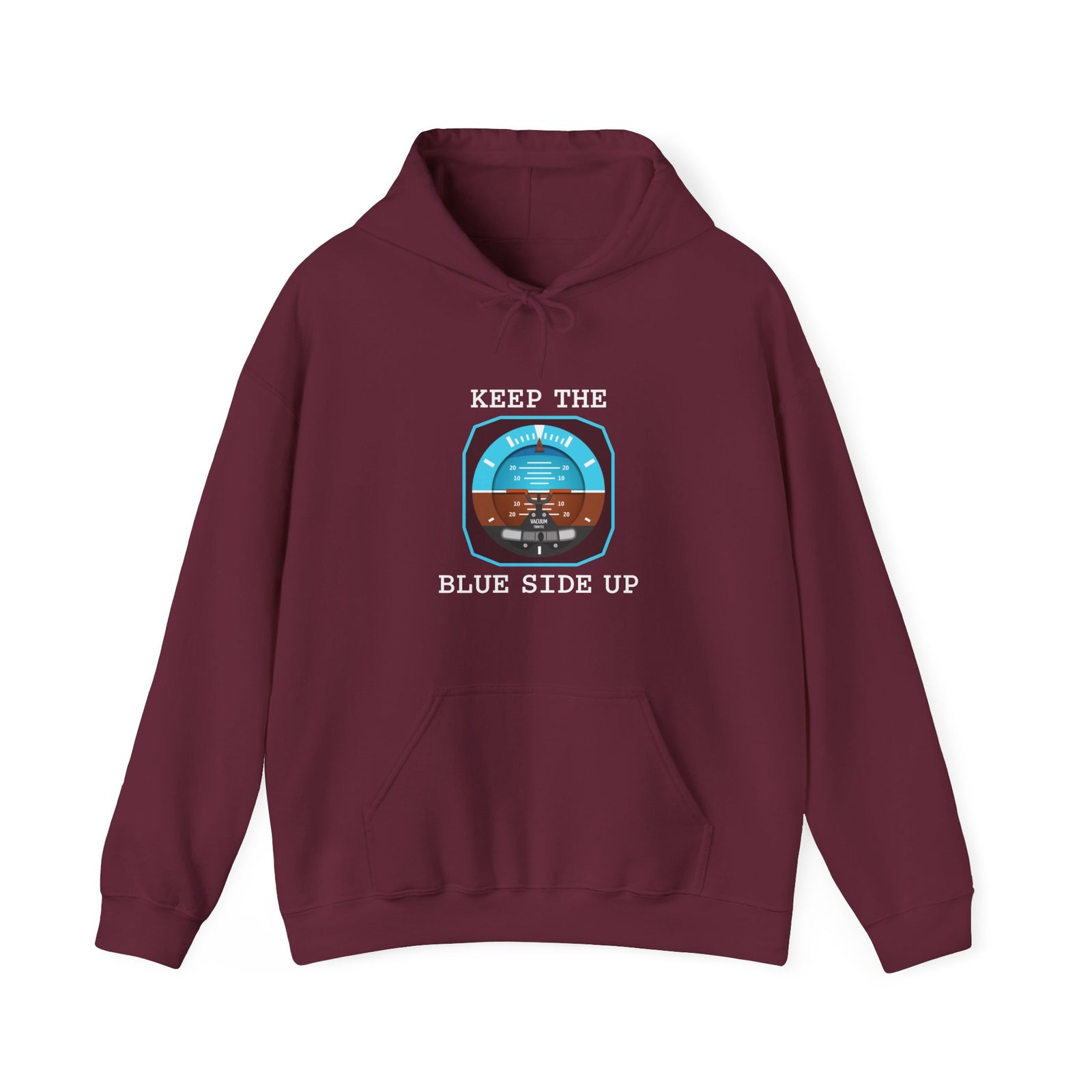 Keep The Blue Side Up - Unisex Pullover Hoodie