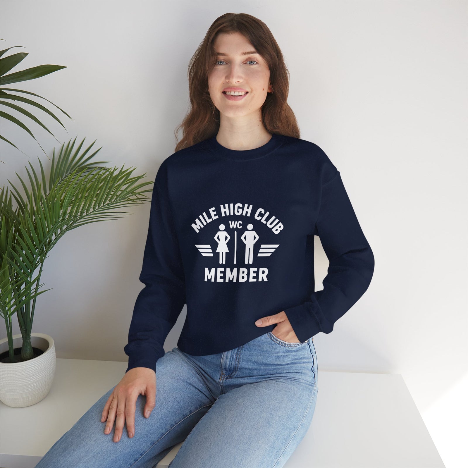 Mile High Club Member - Crewneck Sweatshirt