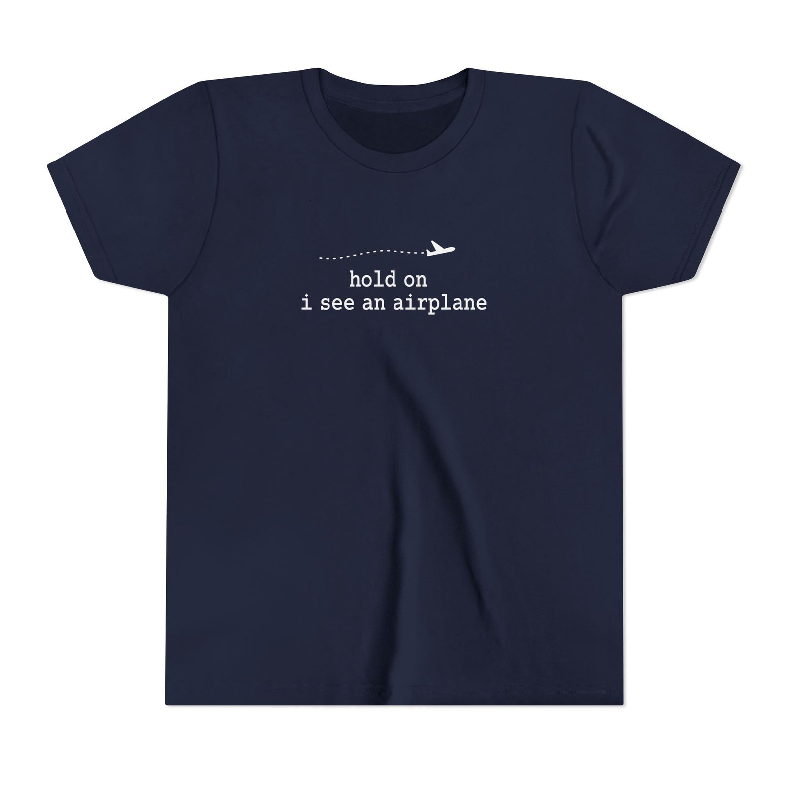 I See An Airplane - Unisex Youth Short Sleeve Tee