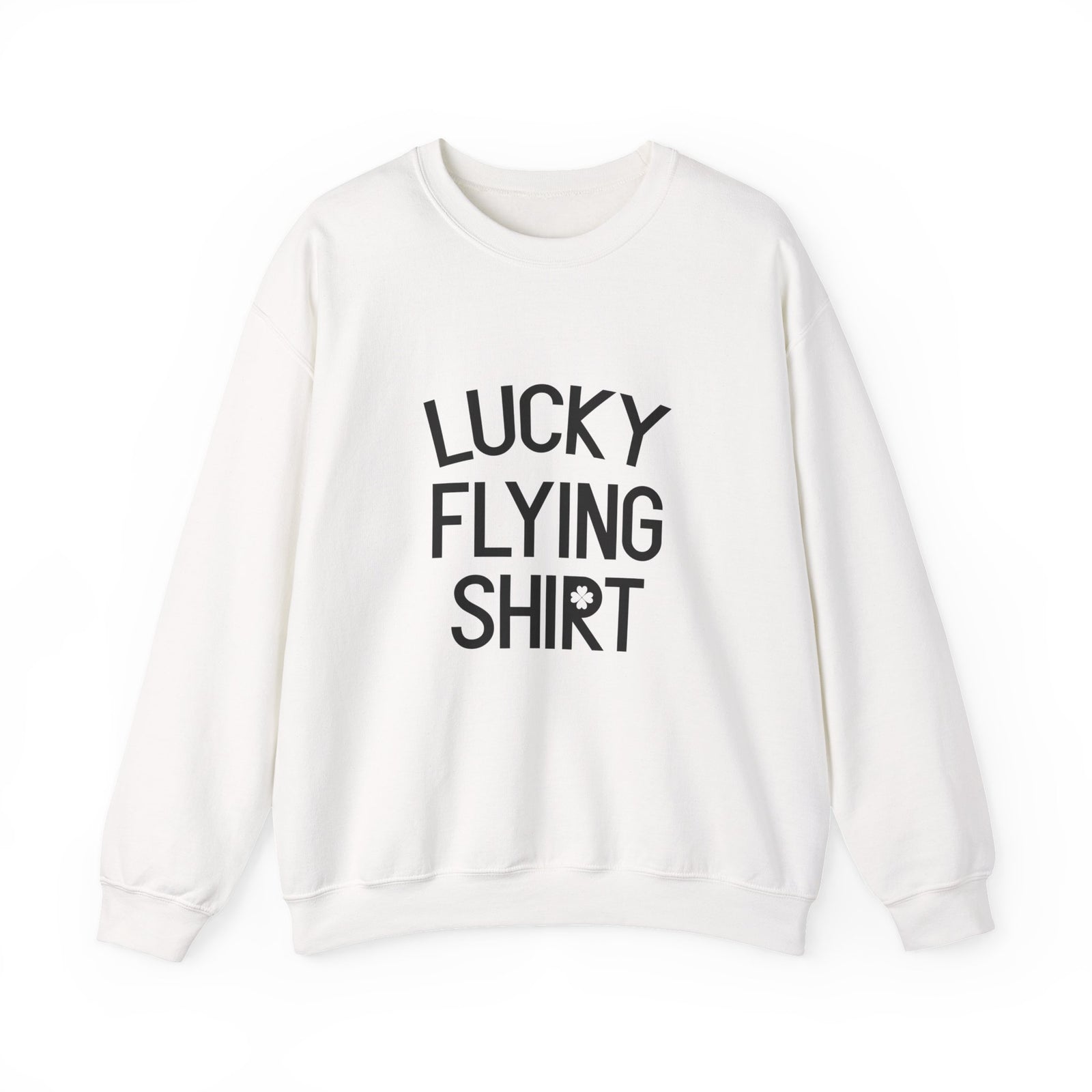Lucky Flying Shirt Crewneck Sweatshirt - Travel Inspiring Cozy Apparel