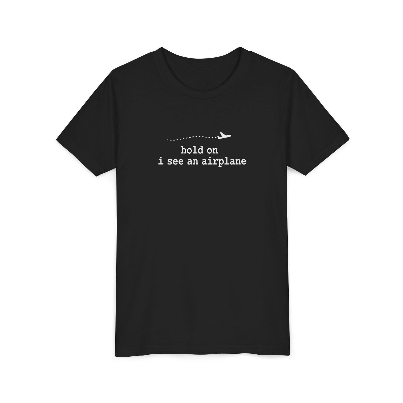 I See An Airplane - Unisex Youth Short Sleeve Tee