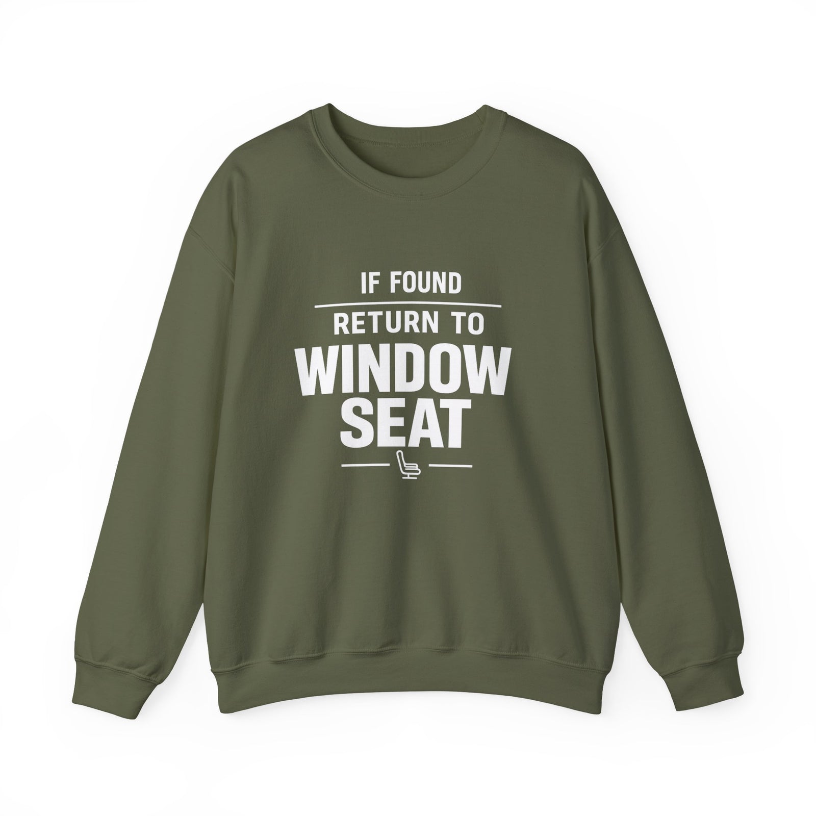 If Found Return to Window Seat - Crewneck Sweatshirt