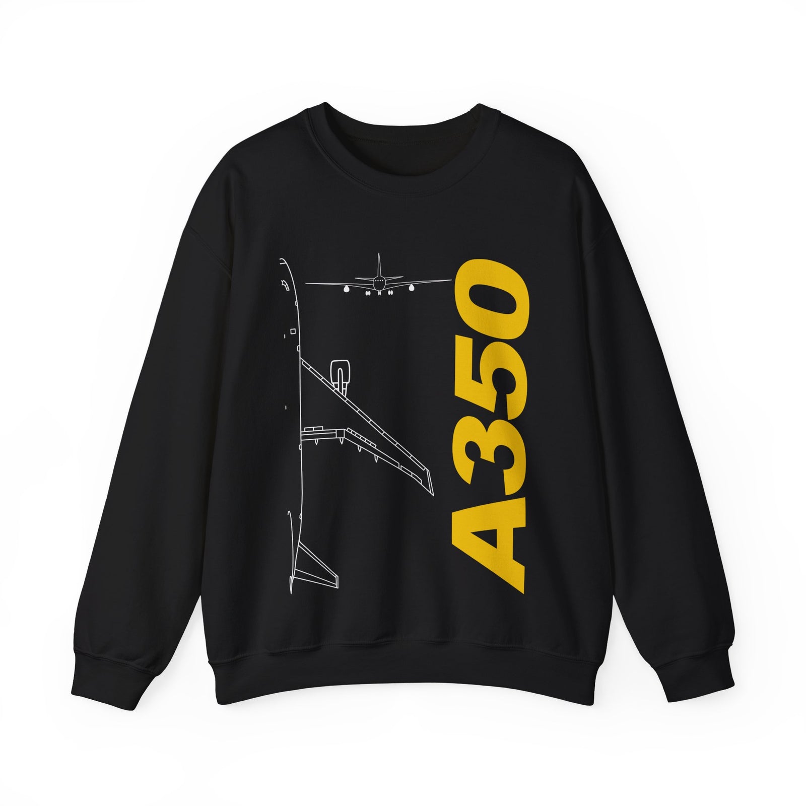 Airbus A350 Crewneck Sweatshirt - Travel Inspiring Cozy Apparel
