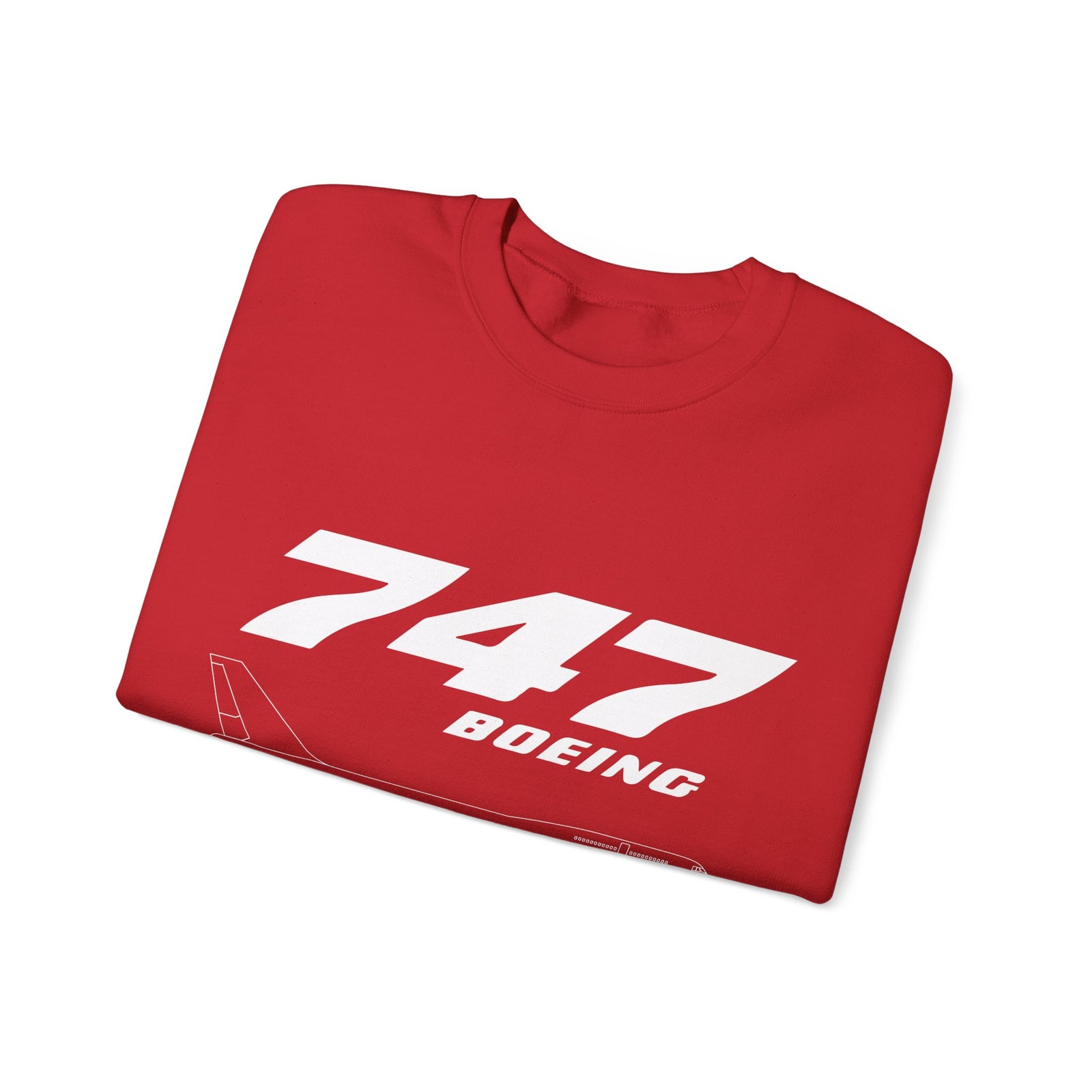 747 Crewneck Sweatshirt - Travel Inspiring Cozy Apparel