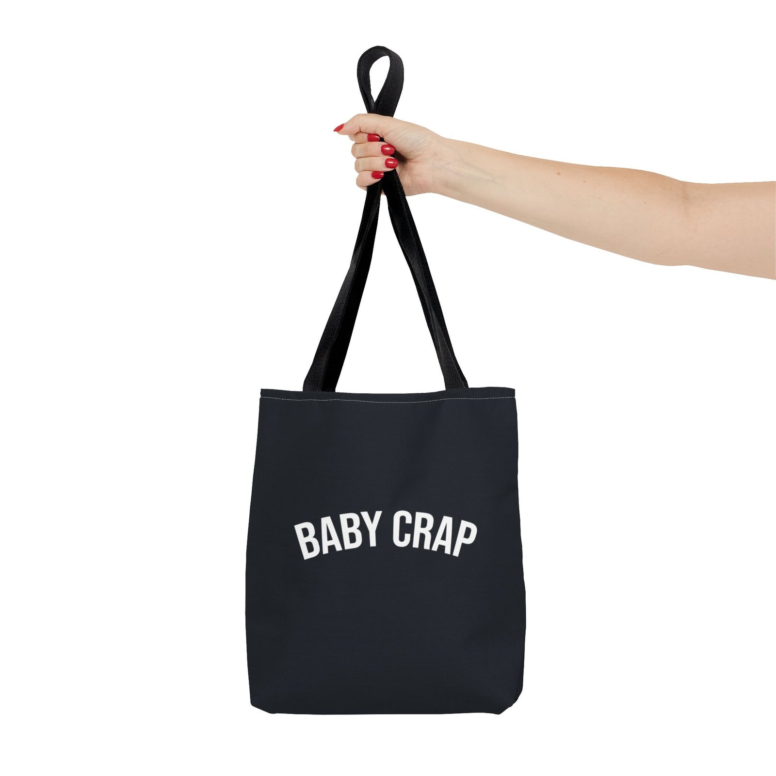 Baby Crap Tote Bag — Printed Green Travel Tote