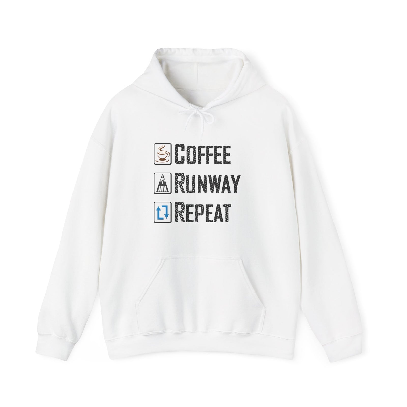 Coffee Runway Repeat - Pullover Hoodie