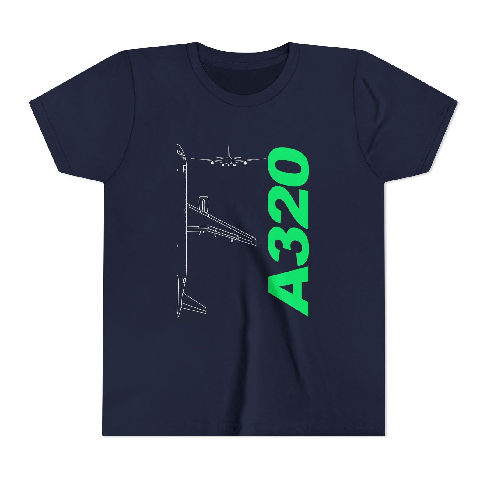 Airbus A320 - Unisex Youth Short Sleeve Tee