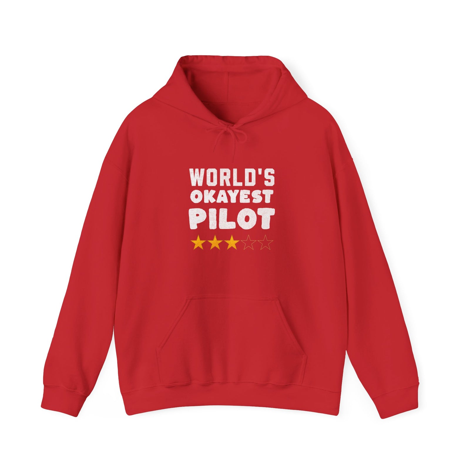 Worlds Okayest Pilot - Pullover Hoodie