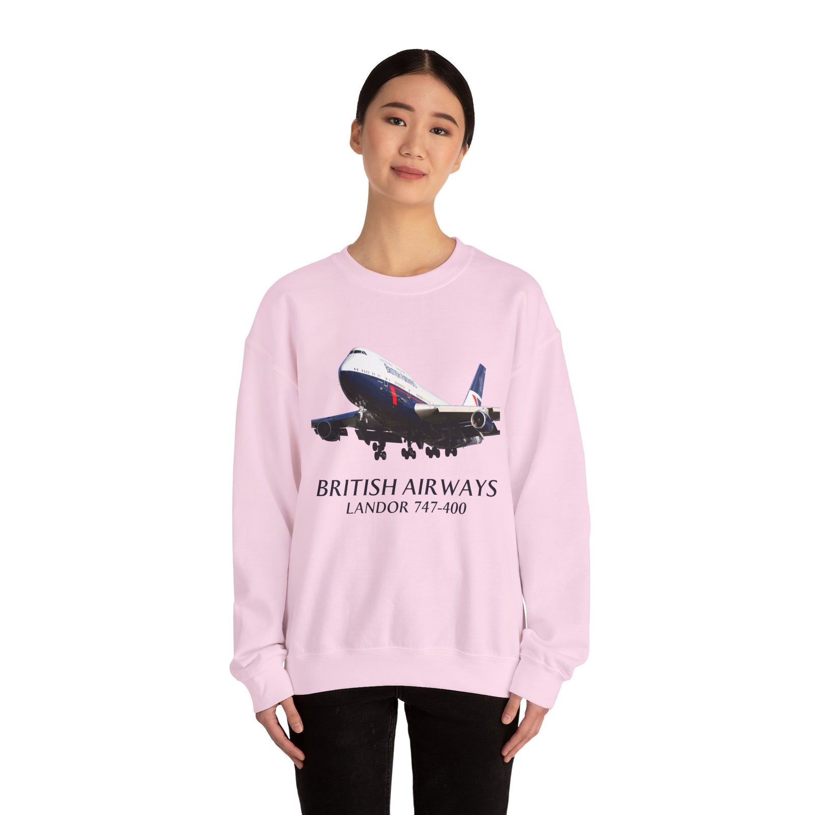 British Airways Landor 747-400 - Crewneck Sweatshirt