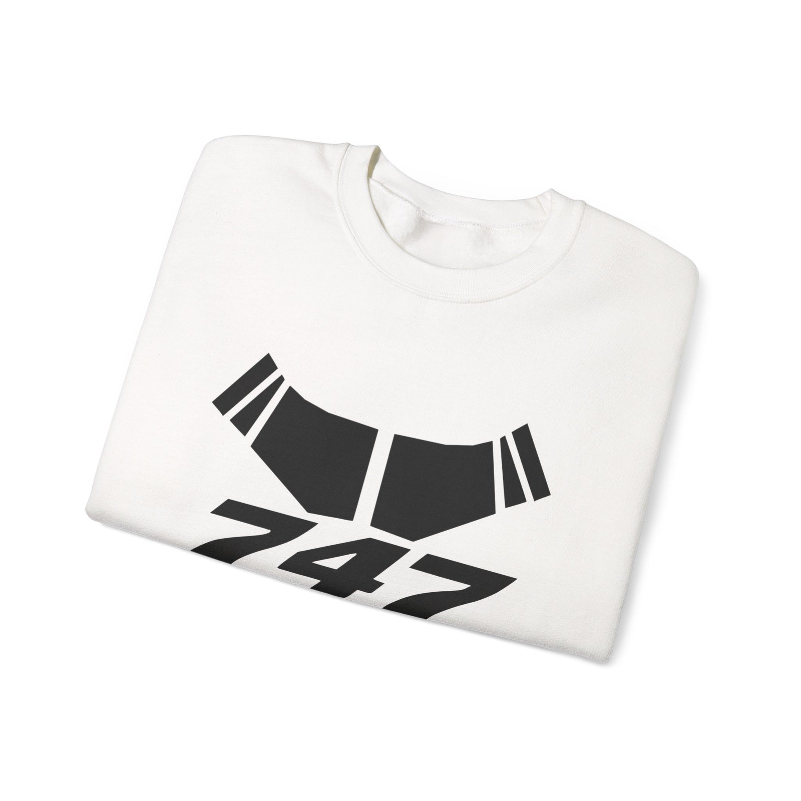 Boeing 747 Windshield Crewneck Sweatshirt - Travel Inspiring Cozy Apparel