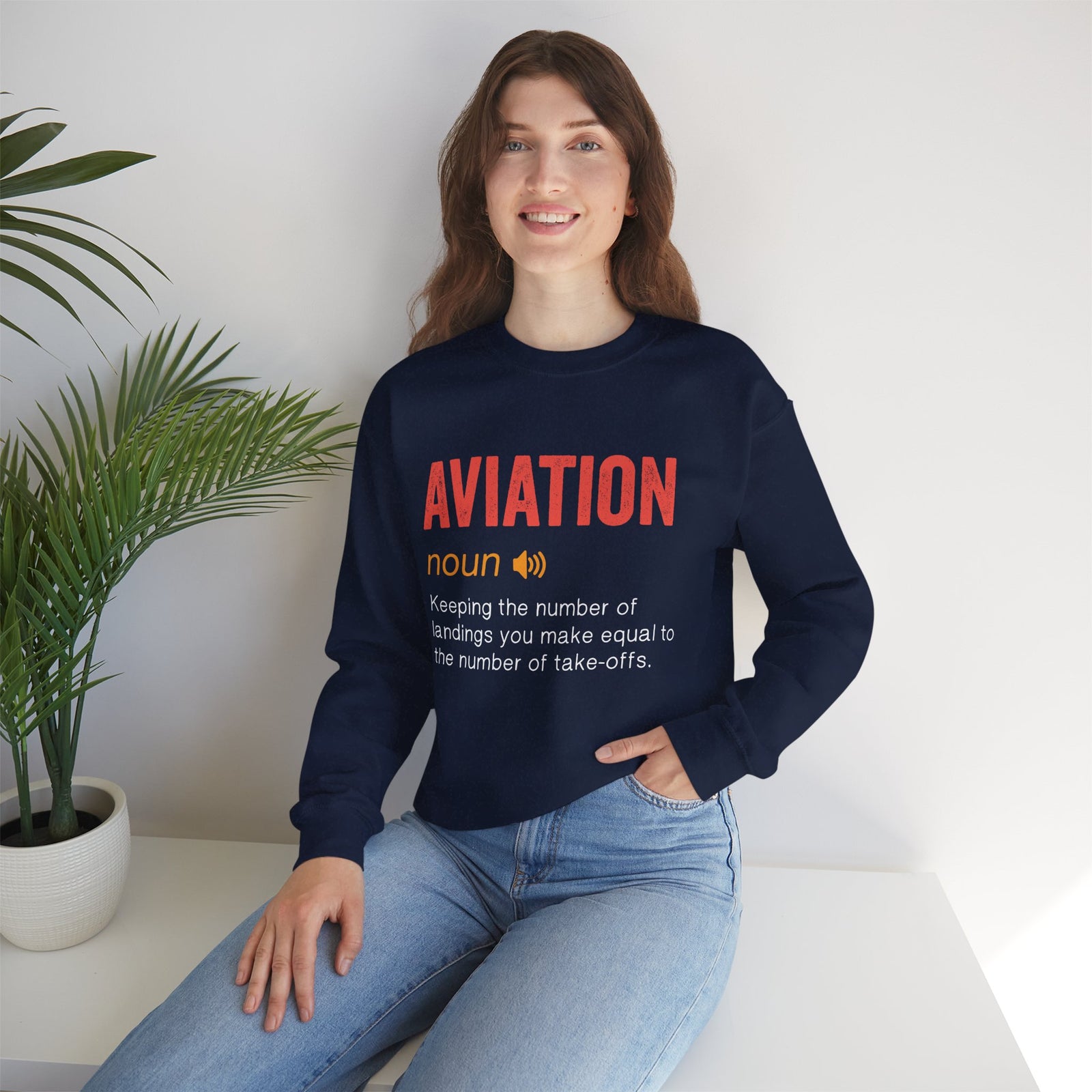 Aviation Noun - Crewneck Sweatshirt