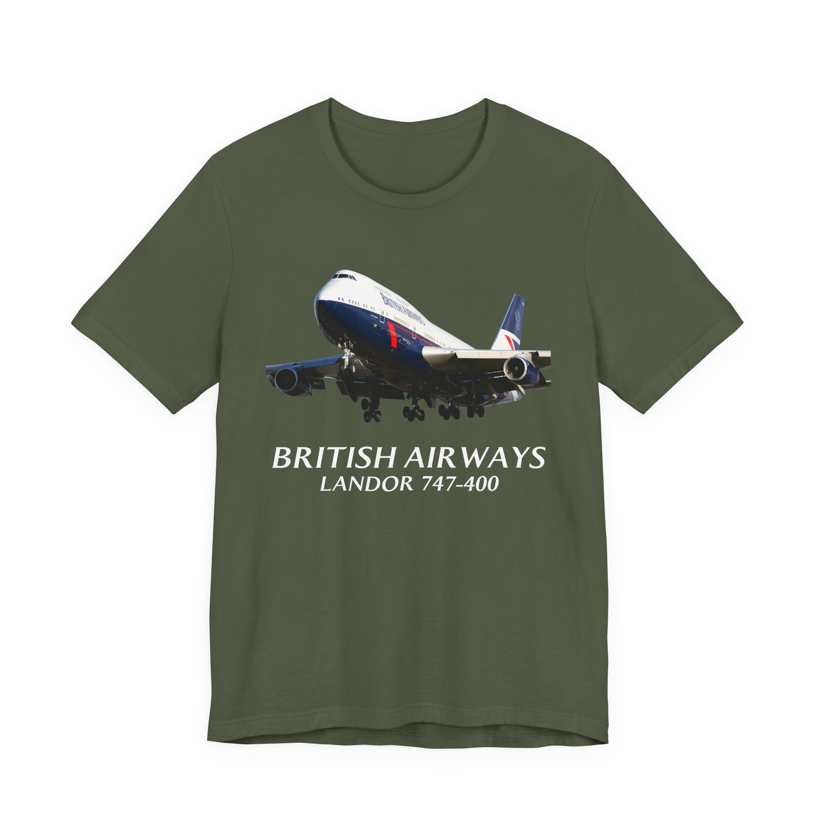 British Airways Landor 747-400 - Unisex Jersey Tee