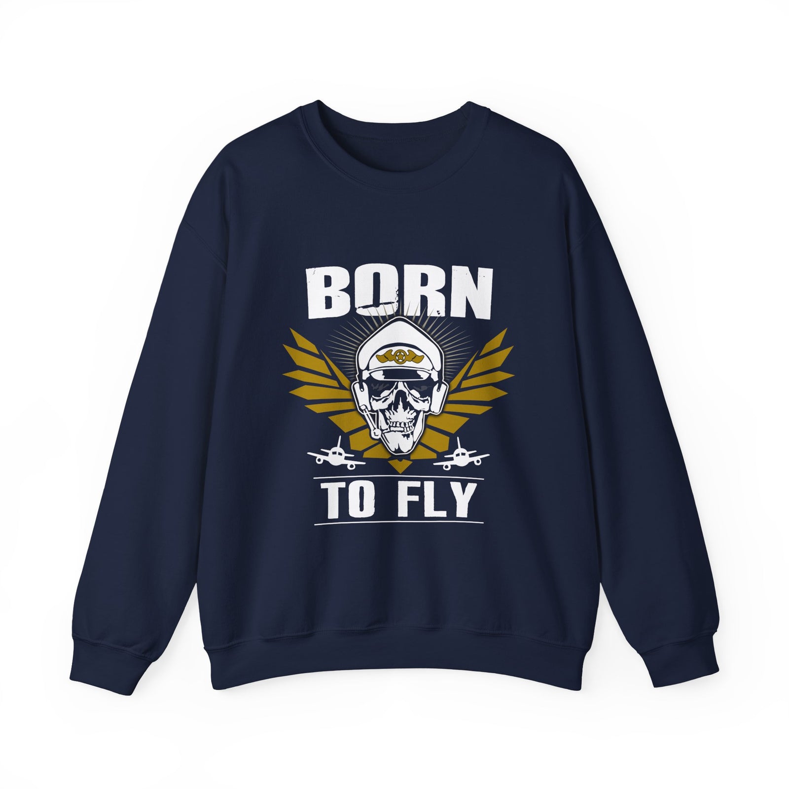 Born To Fly Crewneck Sweatshirt - Travel Inspiring Cozy Apparel