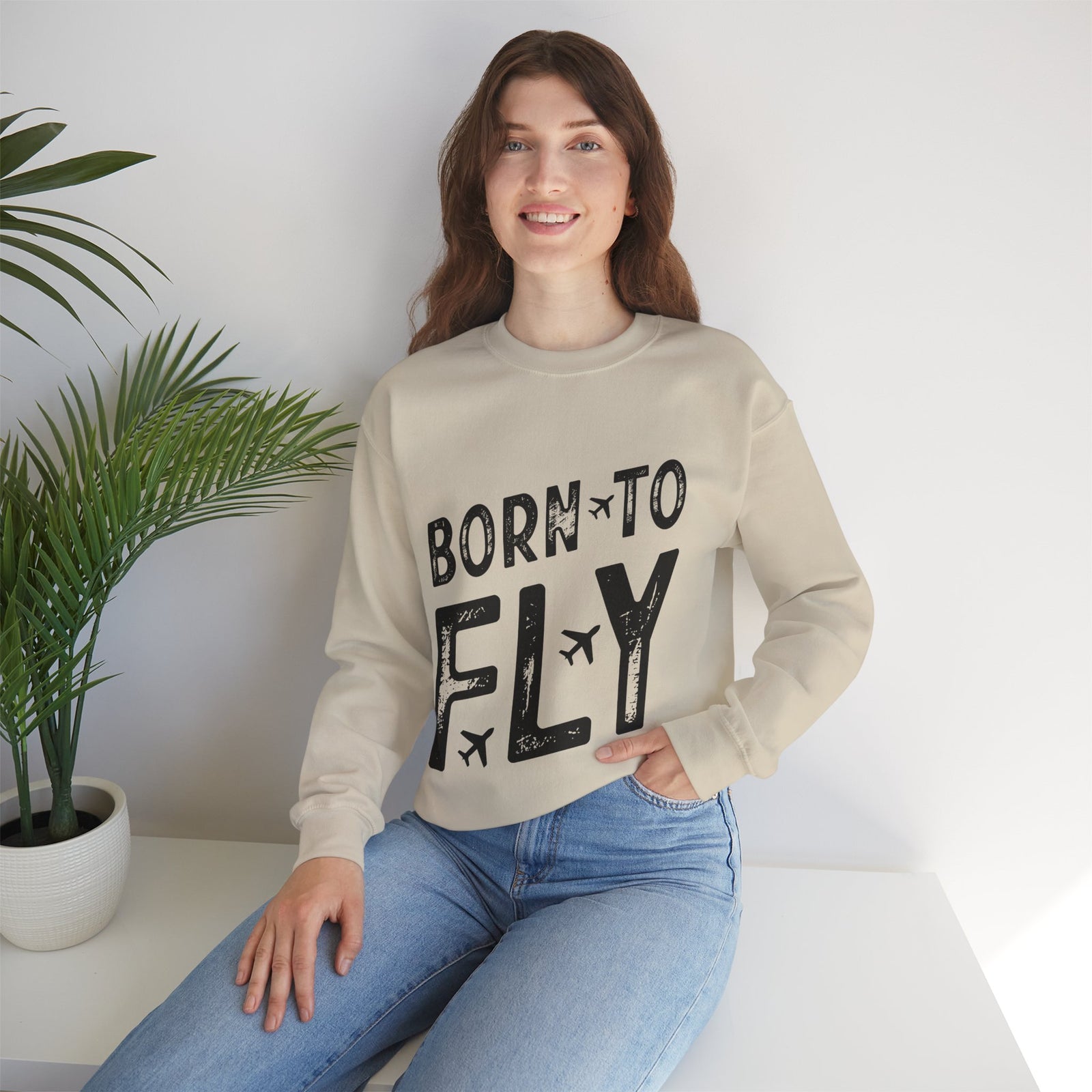 Born To Fly - Crewneck Sweatshirt