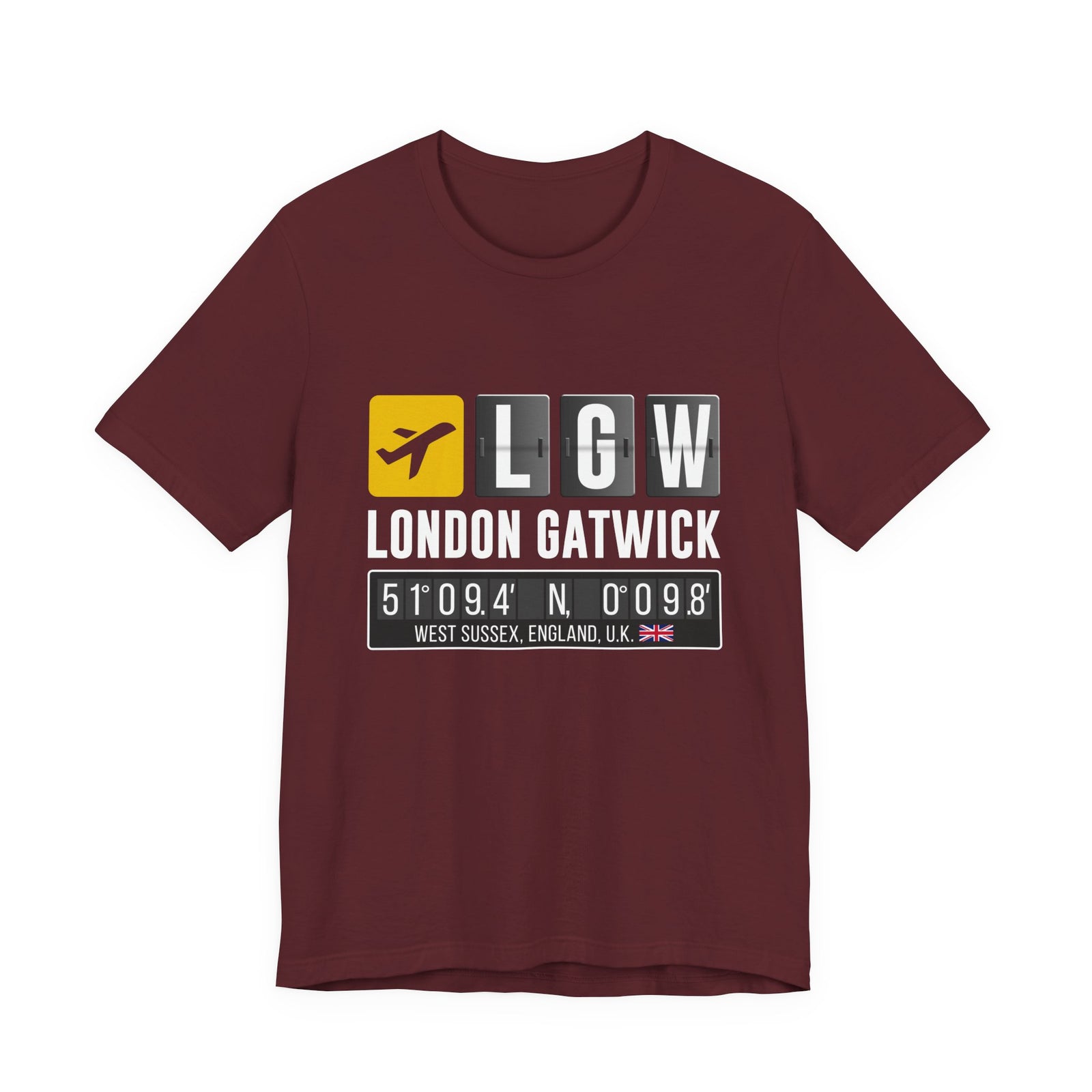 LGW London Gatwick - Unisex Jersey Tee