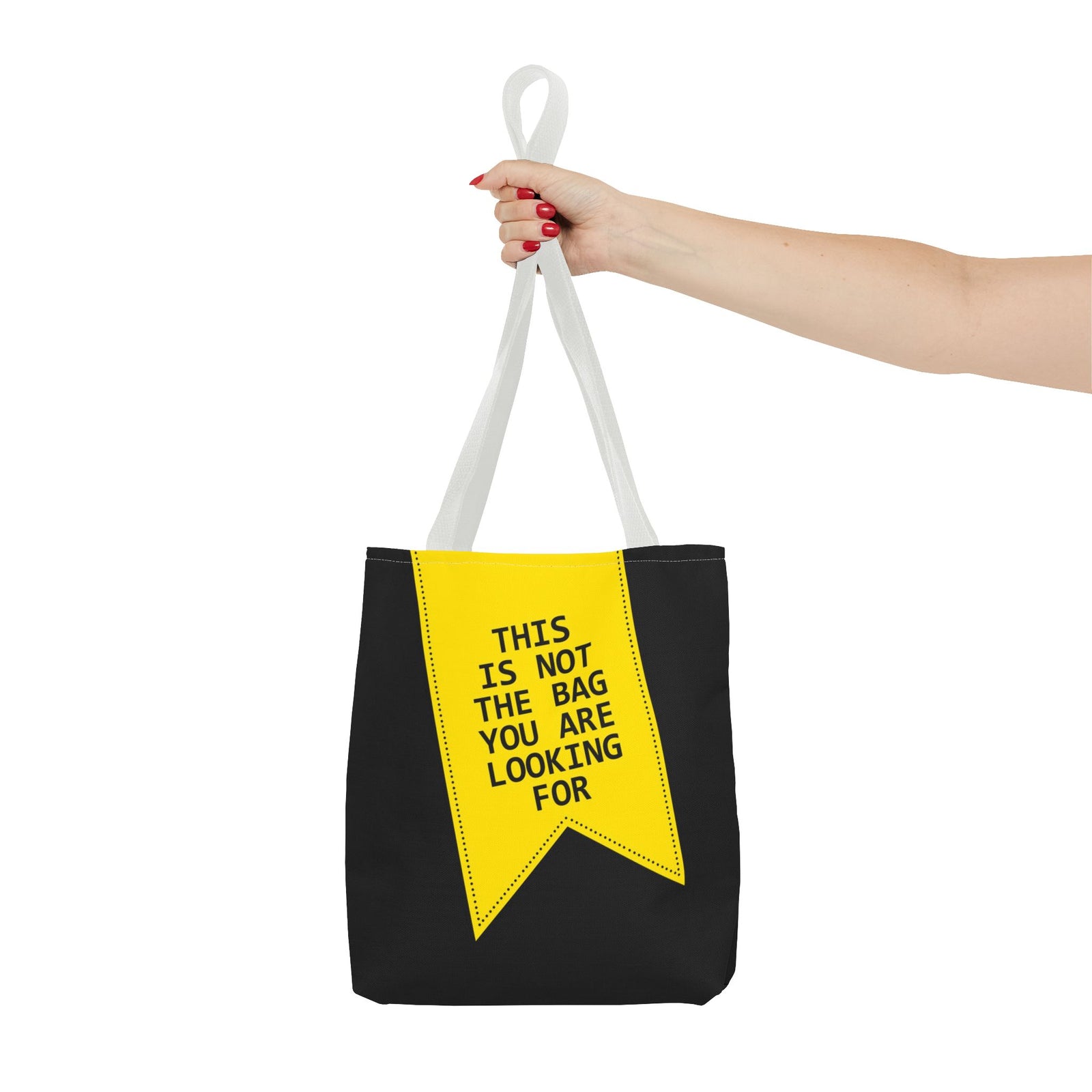 This Is Not The Bag You Are Looking For Tote Bag — Printed Green Travel Tote