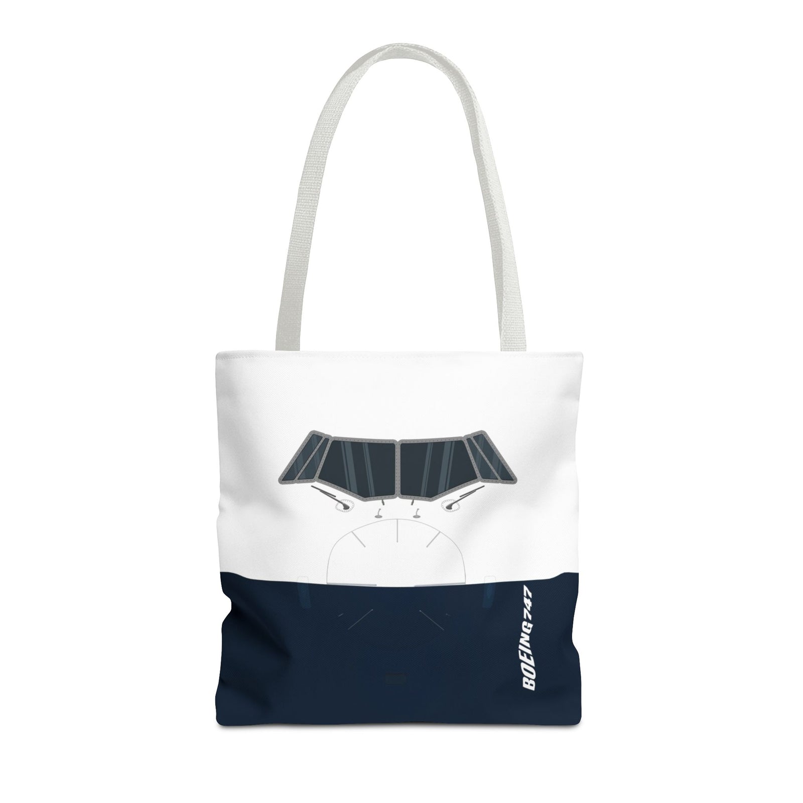 747 Tote Bag — Printed Green Travel Tote
