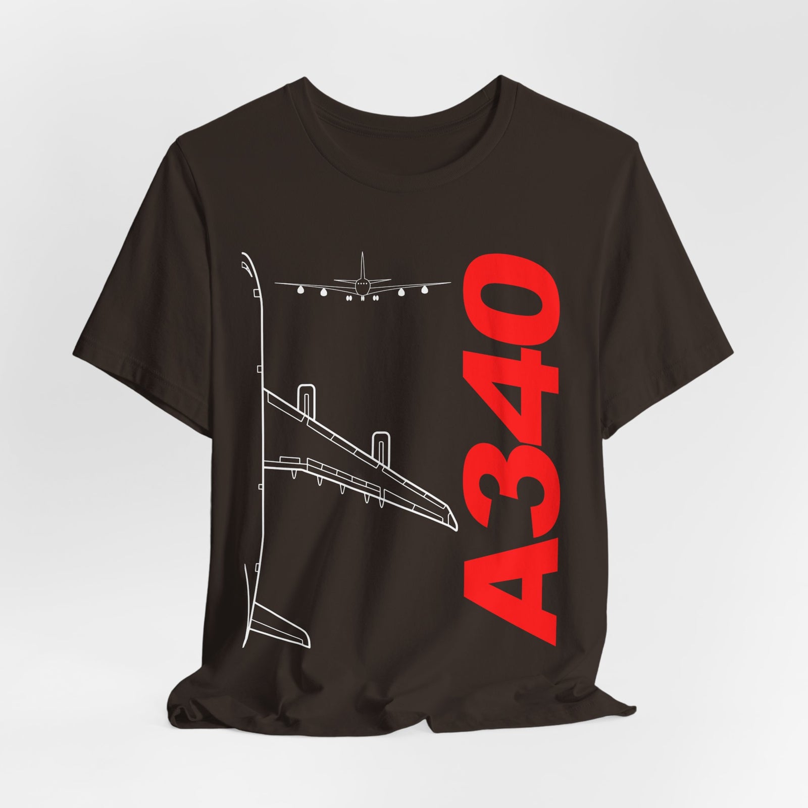 Airbus A340 Unisex Jersey Tee - Perfect for Aviation Enthusiasts