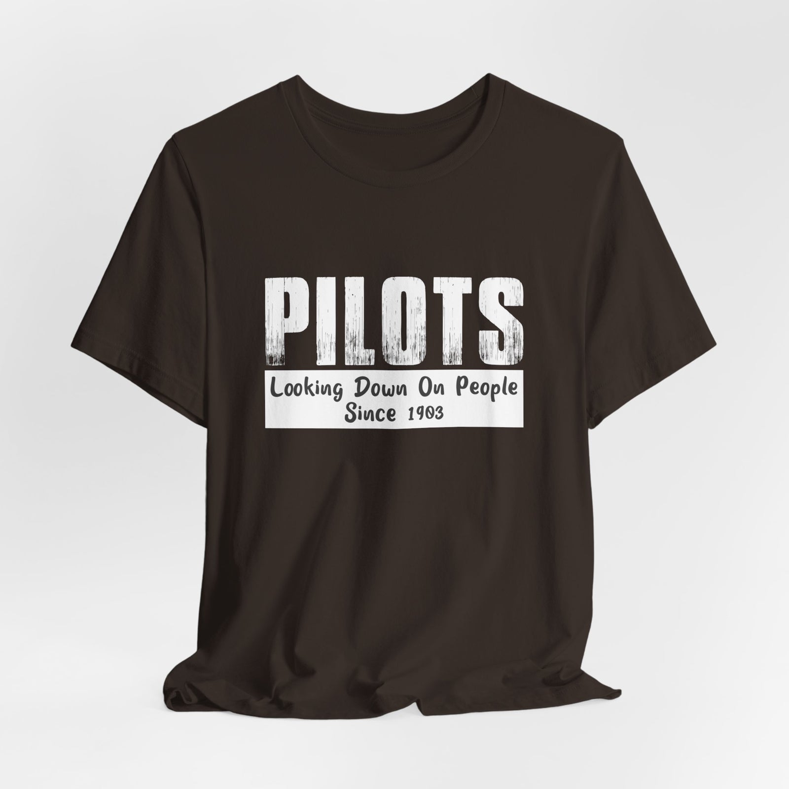 Pilots Looking Down On People Unisex Jersey Tee - Perfect for Aviation Enthusiasts