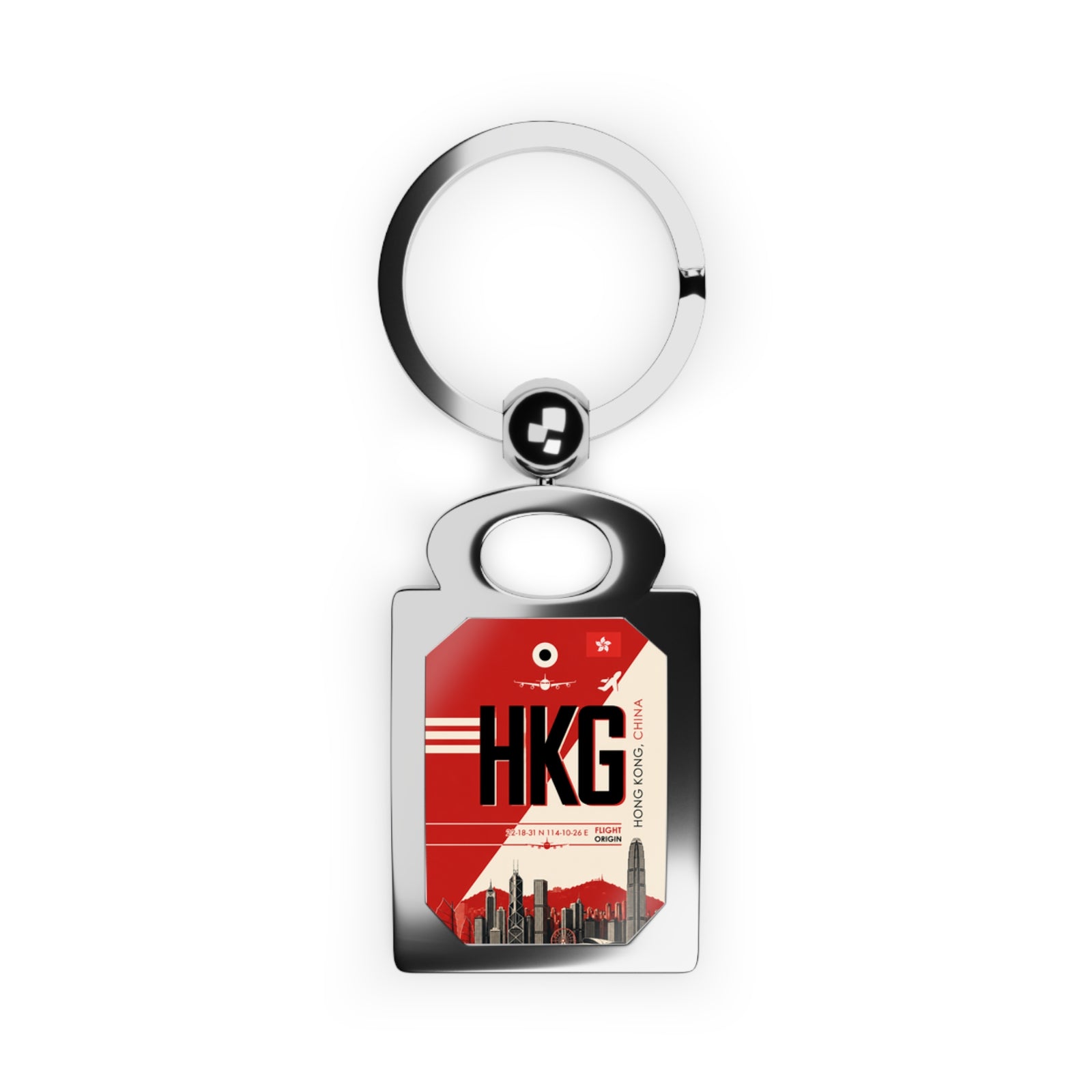 HKG - Rectangle Keyring