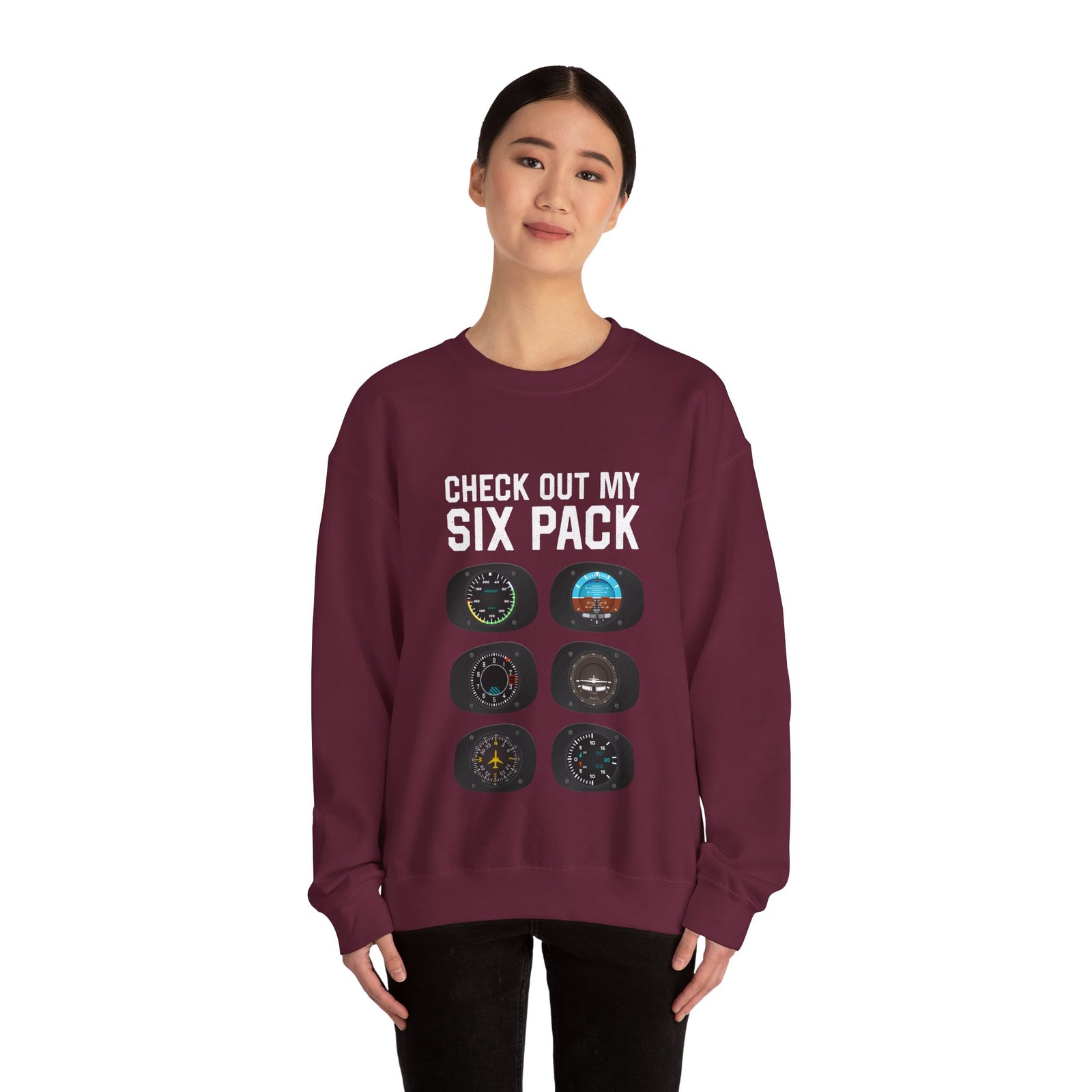 Check Out My Six Pack - Crewneck Sweatshirt