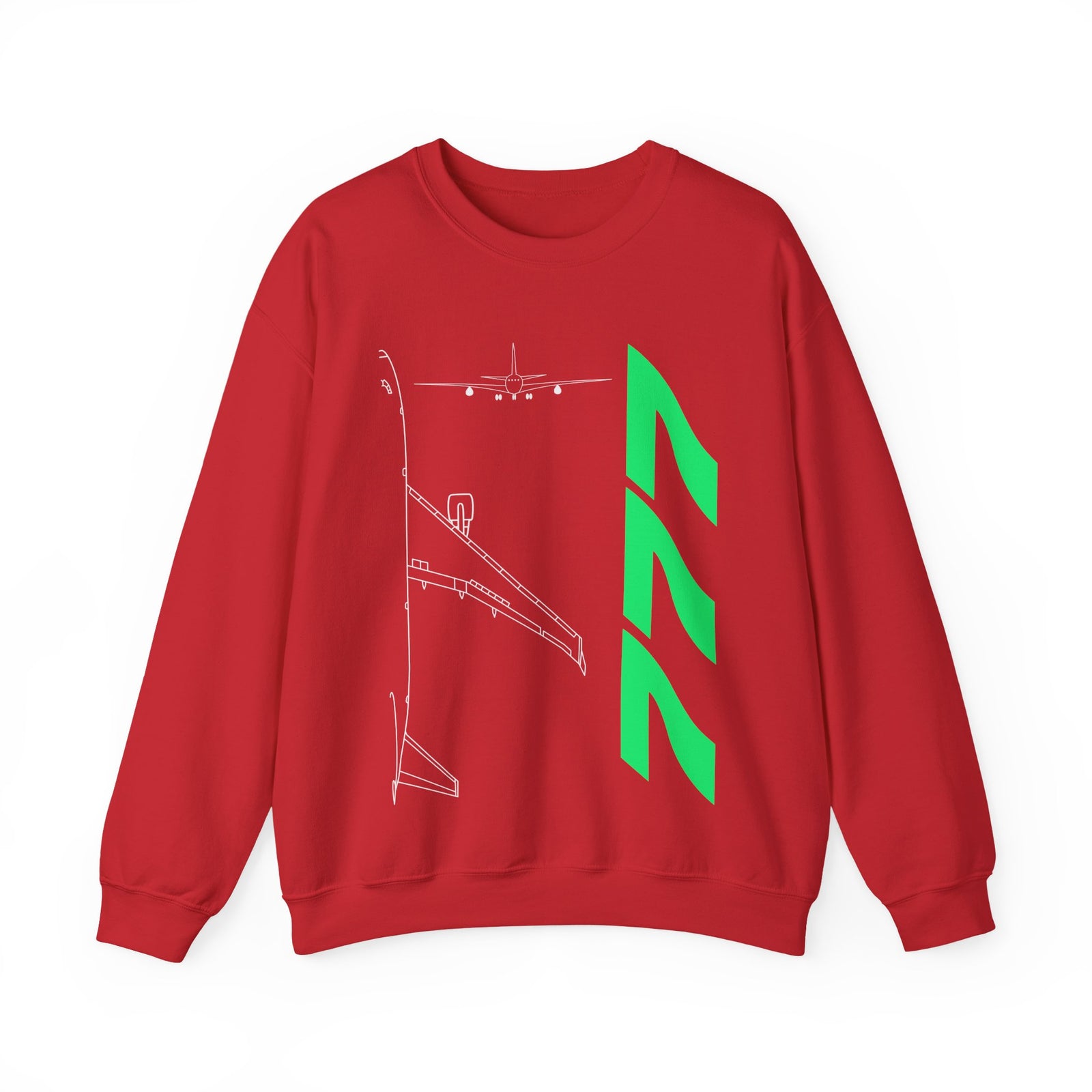 Boeing 777 Crewneck Sweatshirt - Travel Inspiring Cozy Apparel
