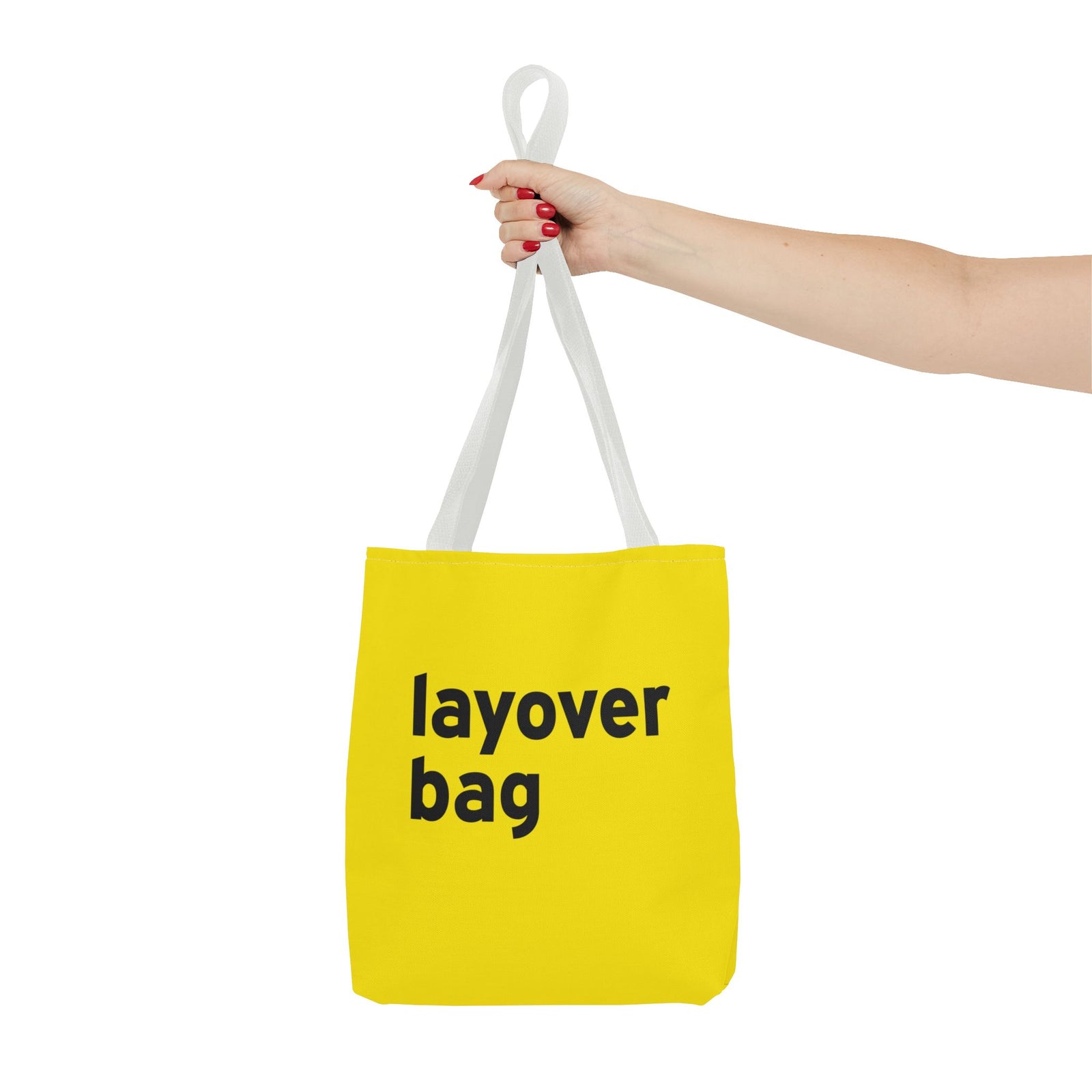 Layover Bag Tote Bag — Printed Green Travel Tote