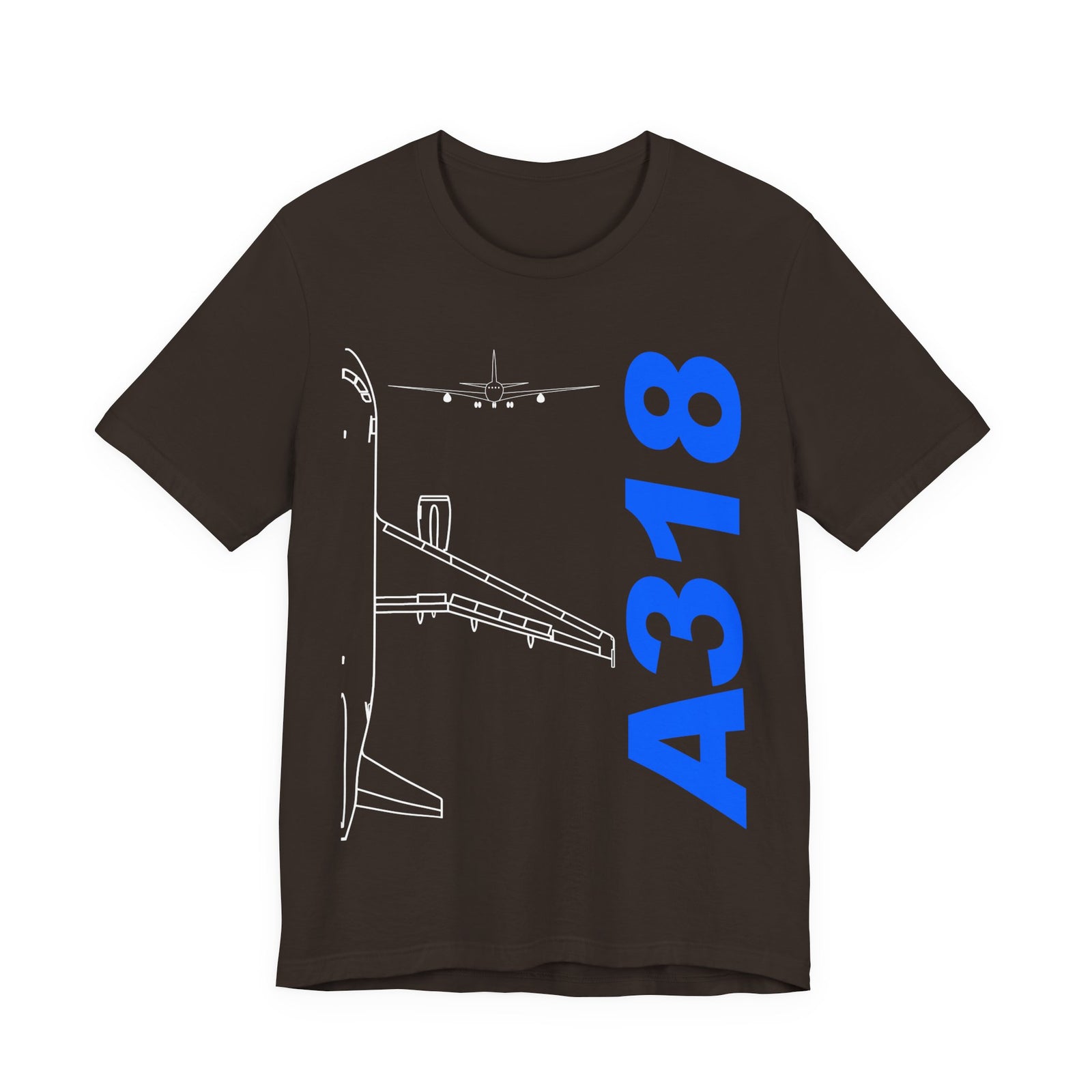 Airbus A318 Unisex Jersey Tee - Perfect for Aviation Enthusiasts