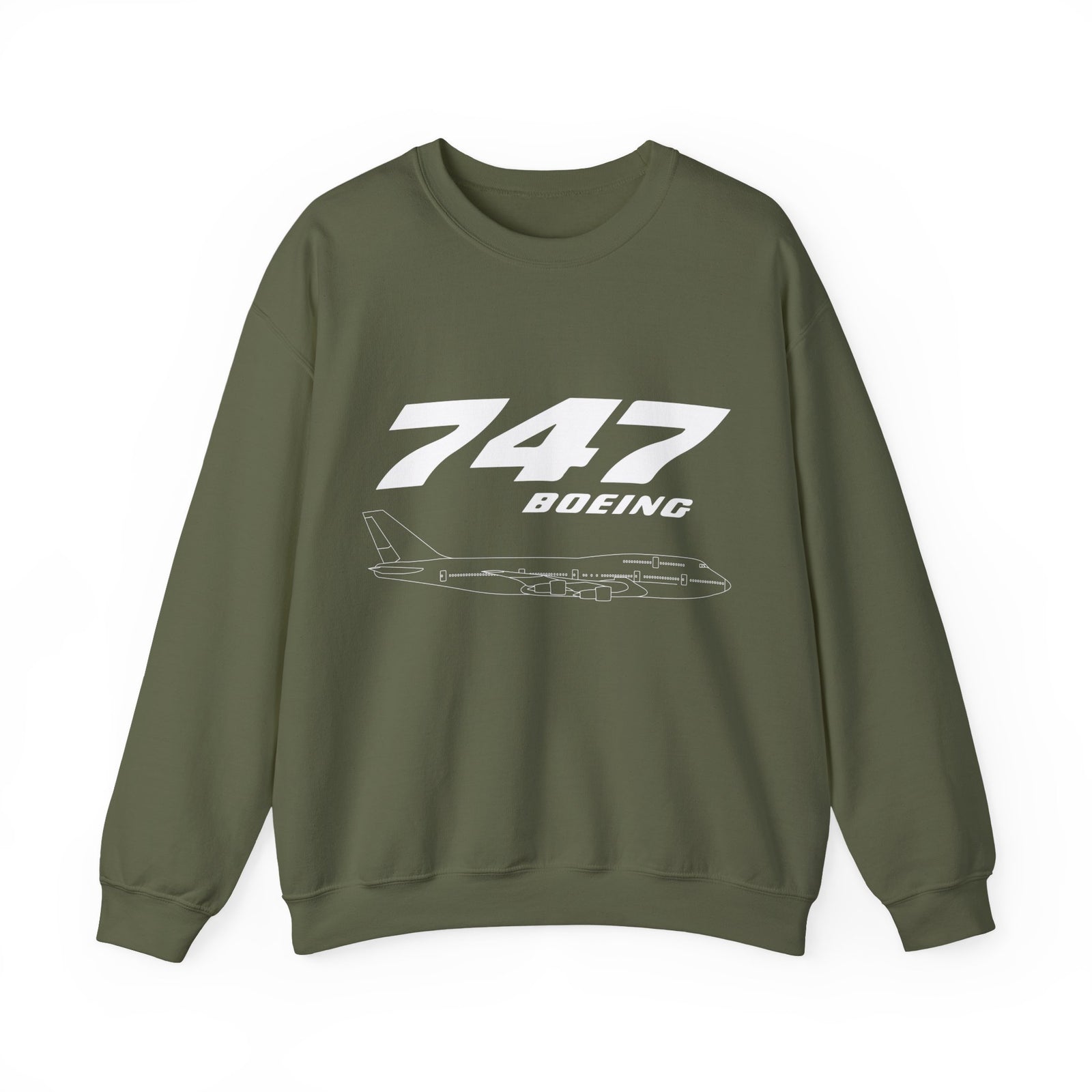 747 Crewneck Sweatshirt - Travel Inspiring Cozy Apparel