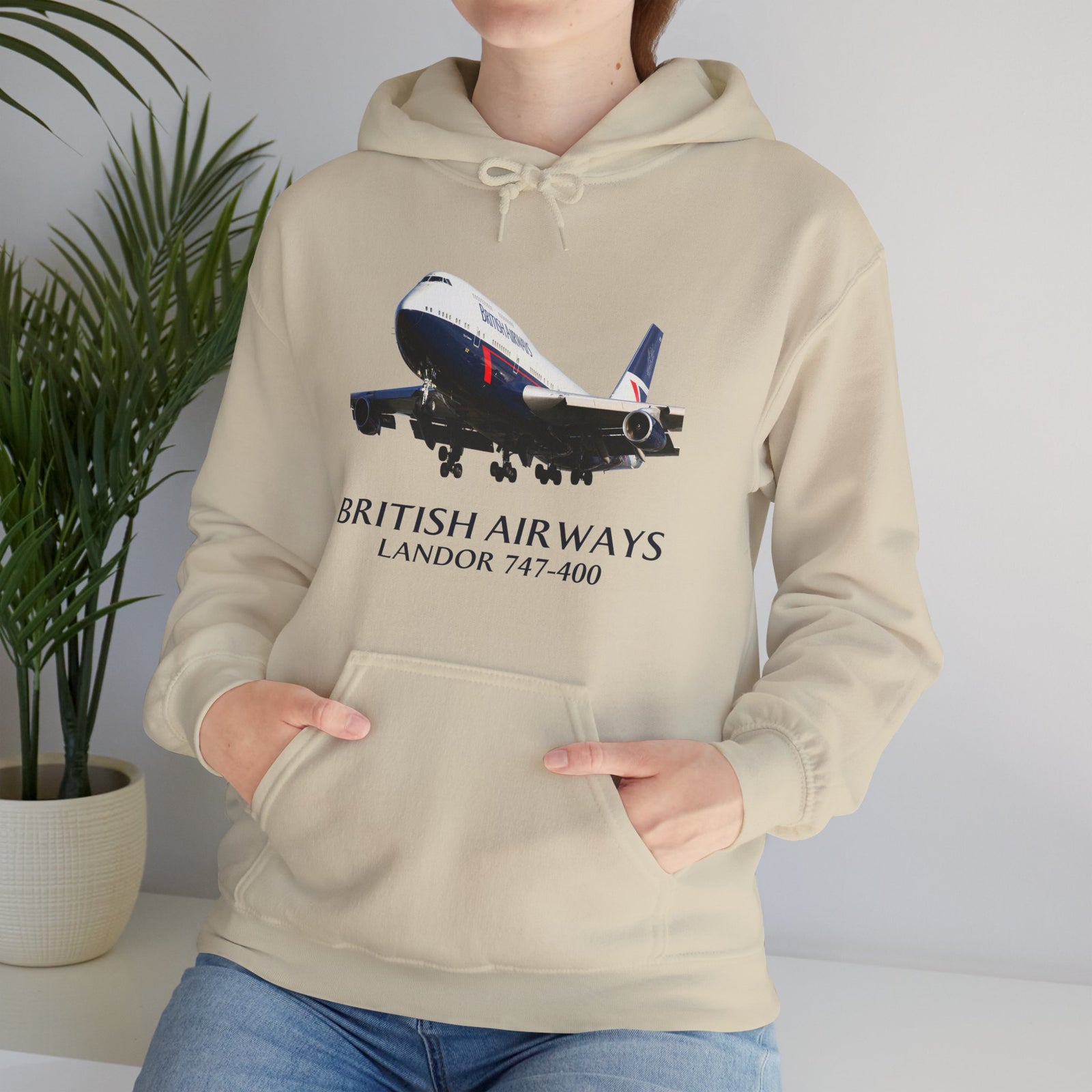 British Airways Landor 747-400 - Pullover Hoodie