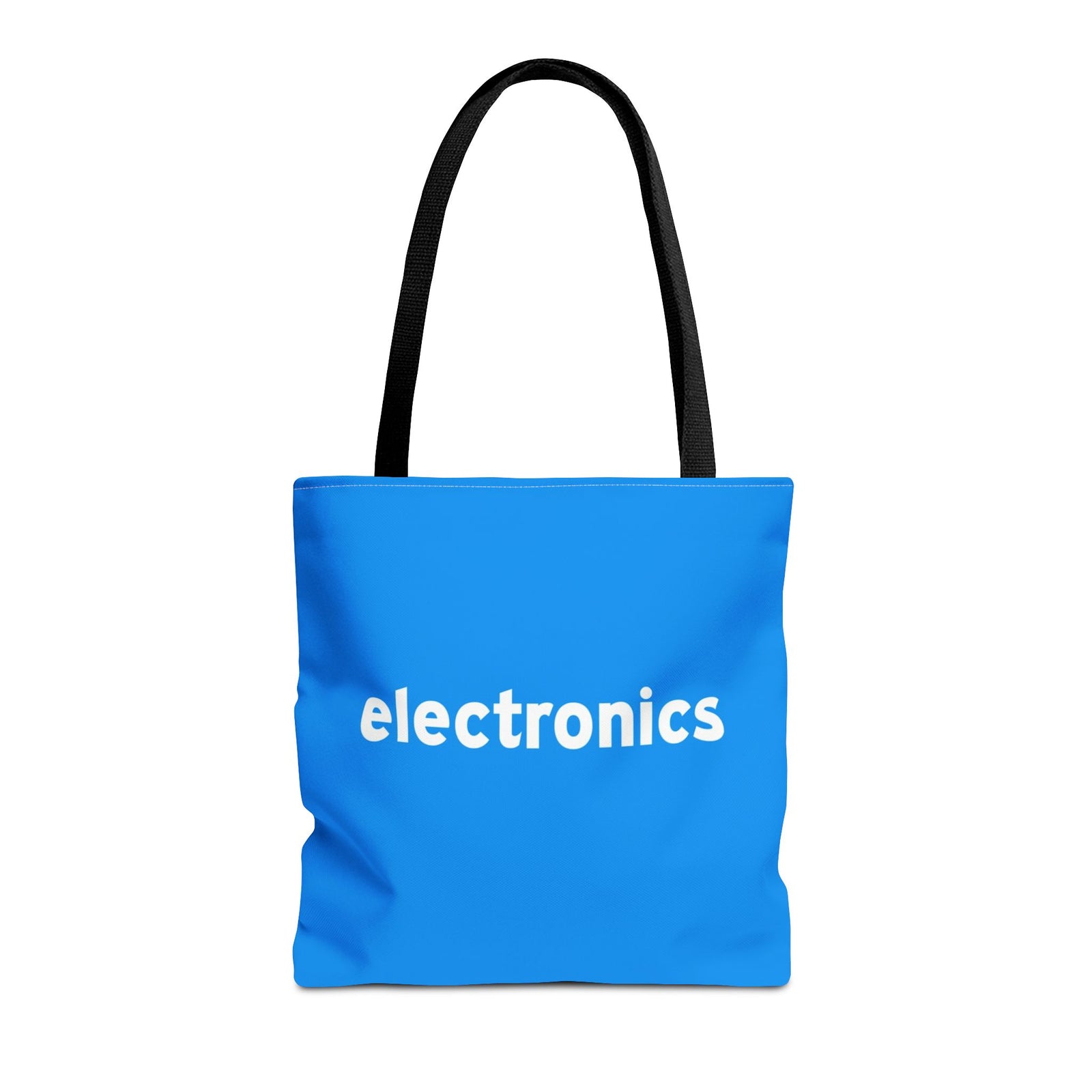 Electronics Tote Bag — Printed Green Travel Tote