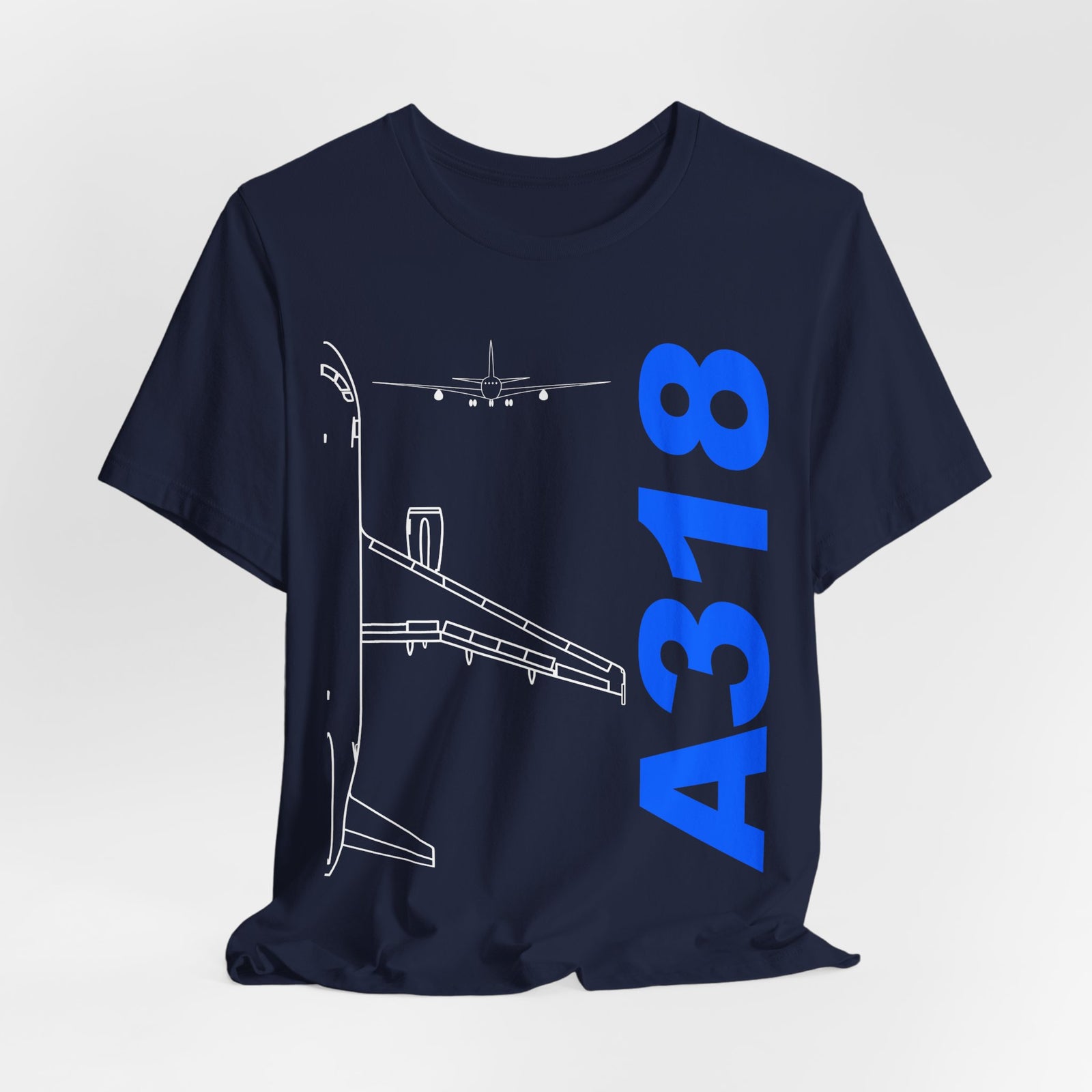 Airbus A318 Unisex Jersey Tee - Perfect for Aviation Enthusiasts