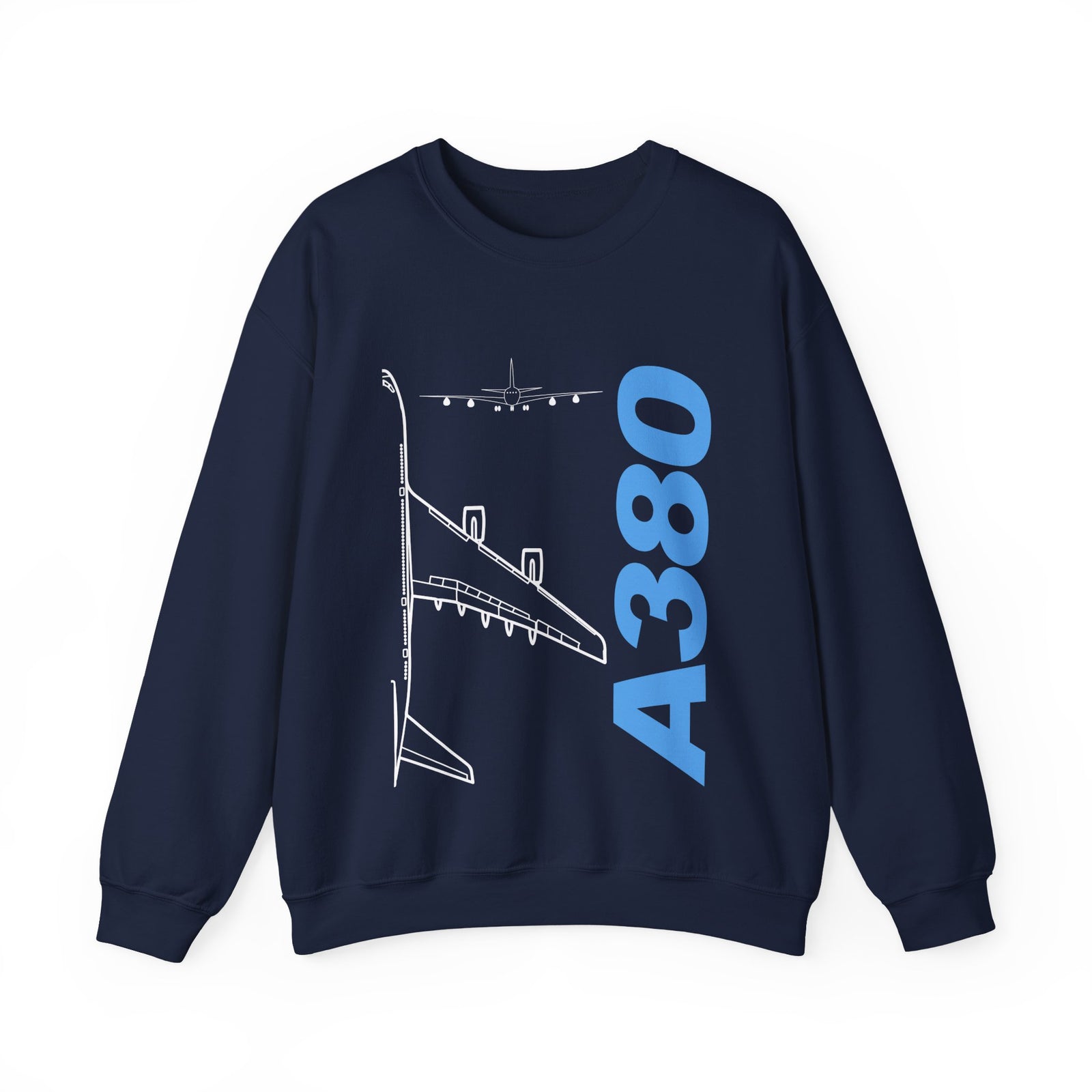Airbus A380 Crewneck Sweatshirt - Travel Inspiring Cozy Apparel