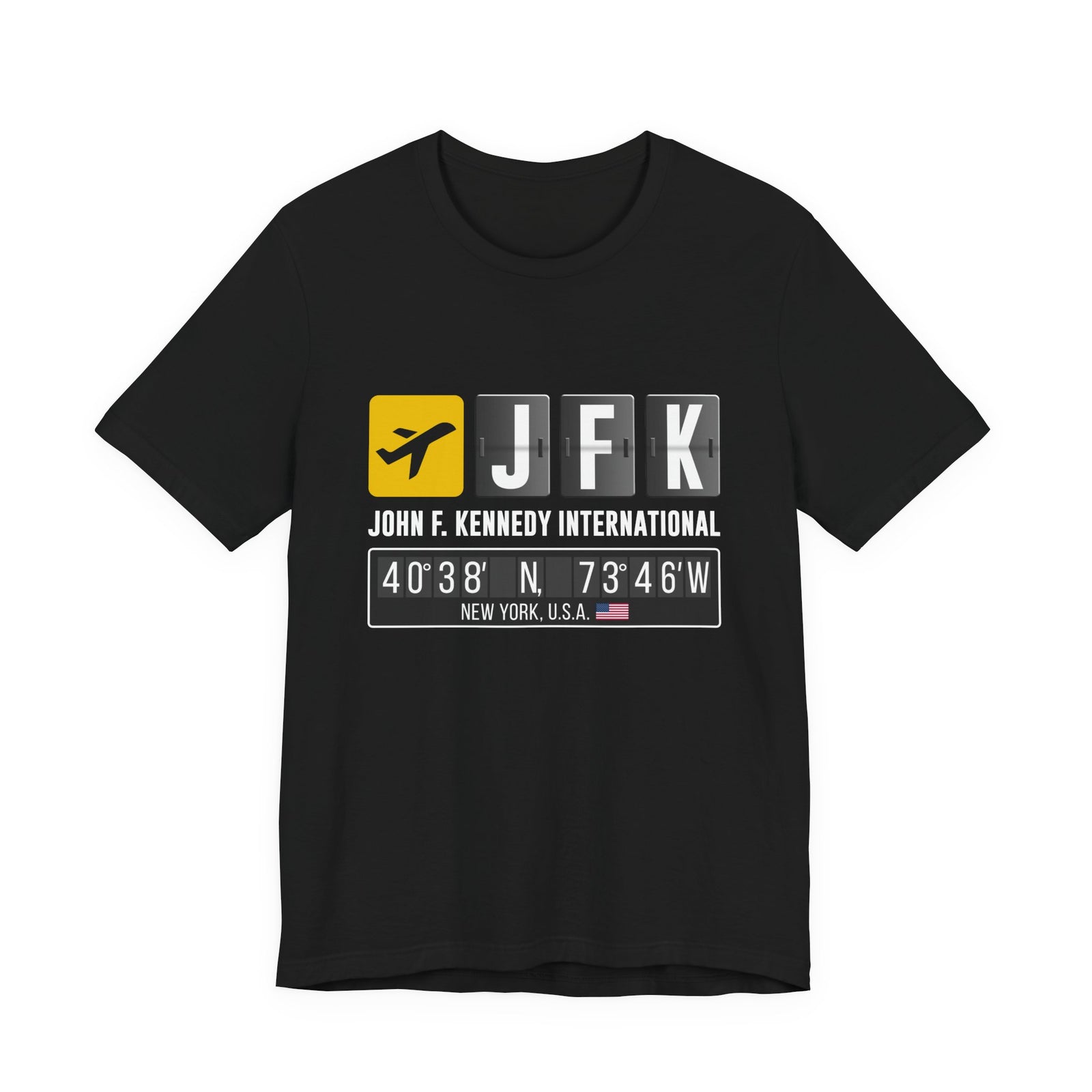 JFK John F. Kennedy International Airport - Unisex Jersey Tee
