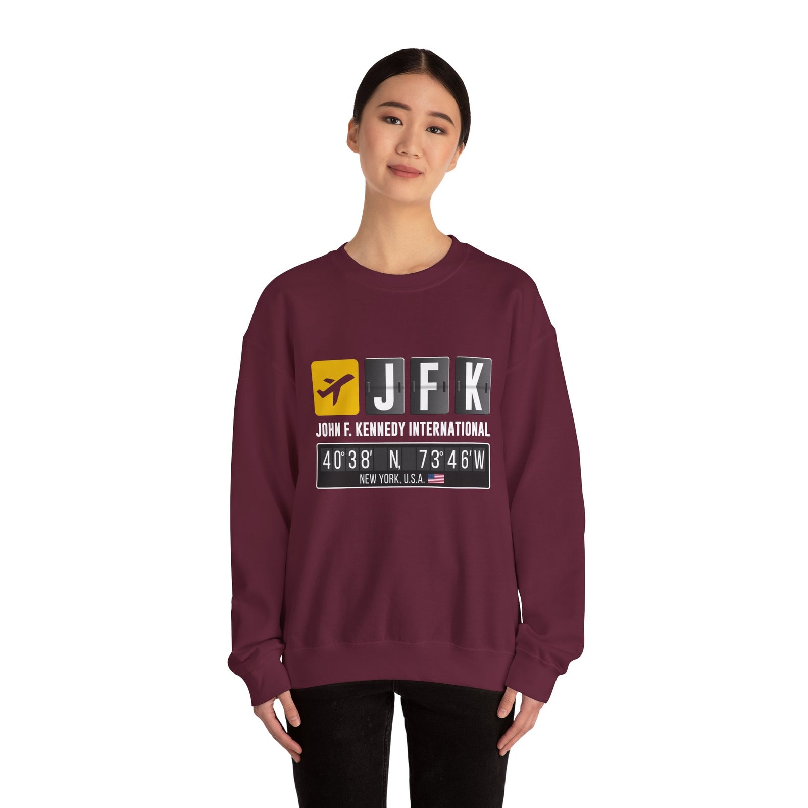 JFK John F. Kennedy International Airport - Crewneck Sweatshirt