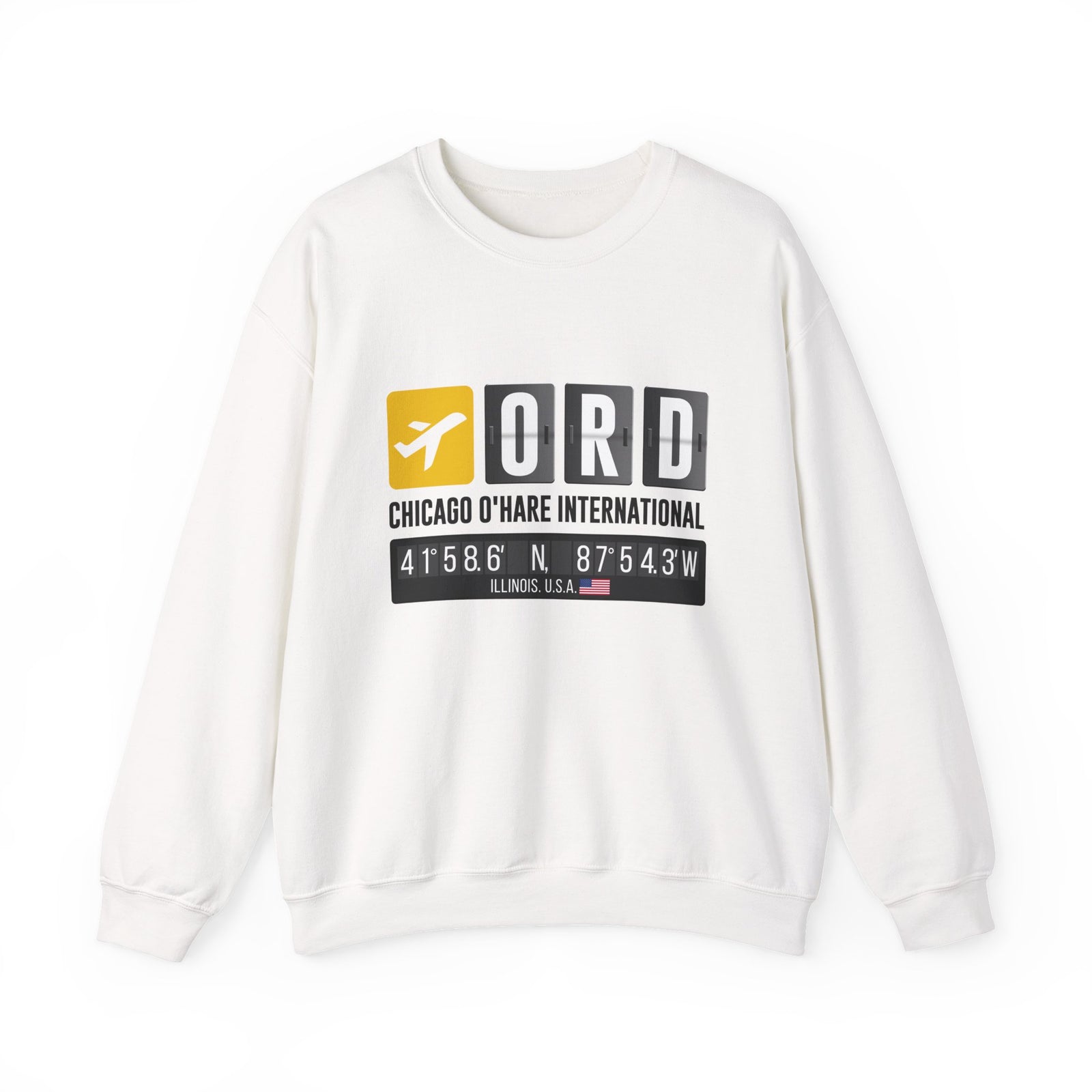 ORD Chicago O'Hare International Airport - Crewneck Sweatshirt
