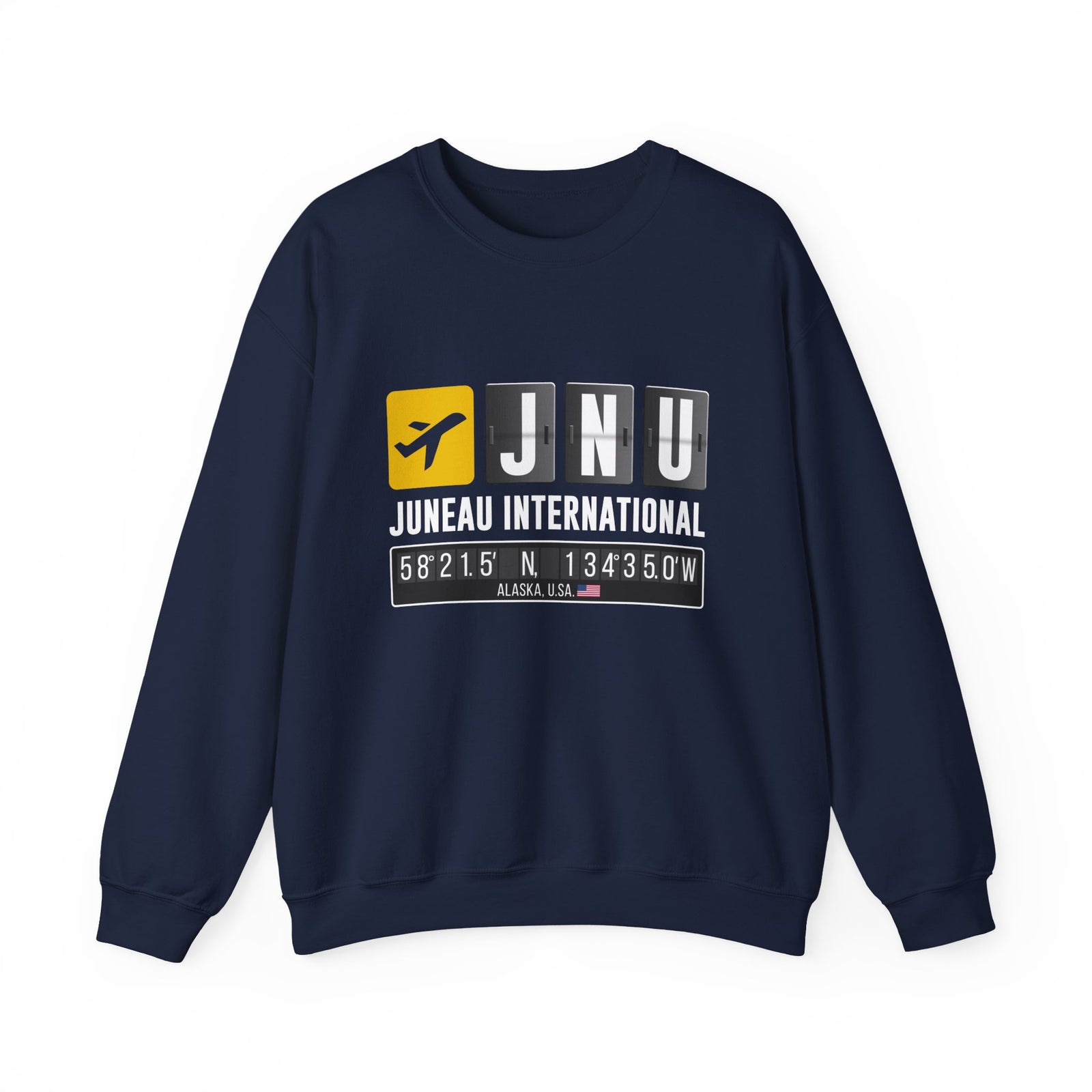 JNU Juneau International Airport - Crewneck Sweatshirt