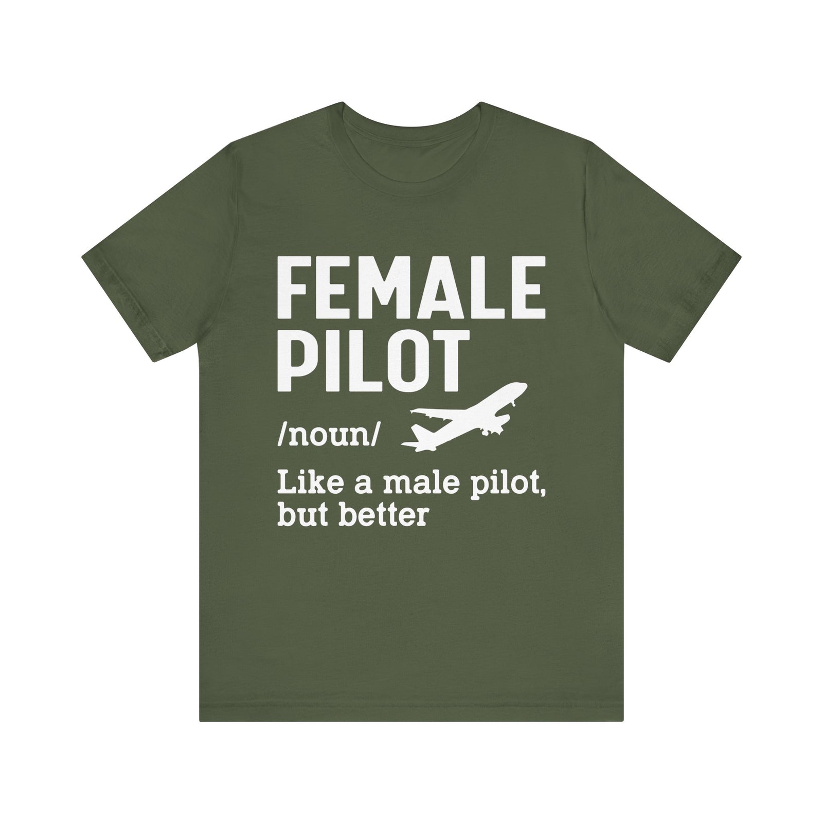 Female Pilot - Unisex Jersey Tee