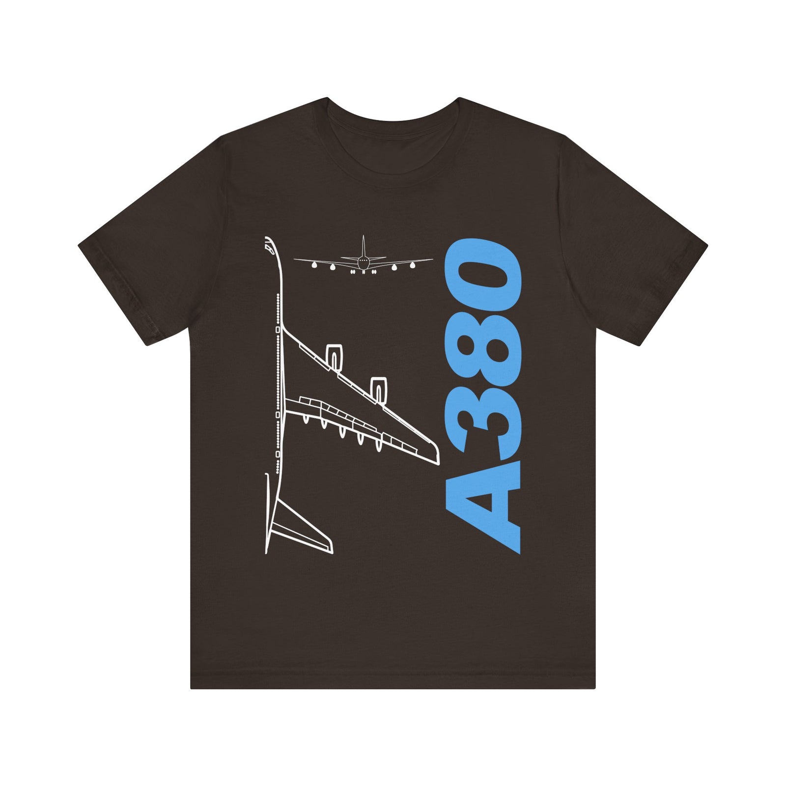 Airbus A380 Unisex Jersey Tee - Perfect for Aviation Enthusiasts