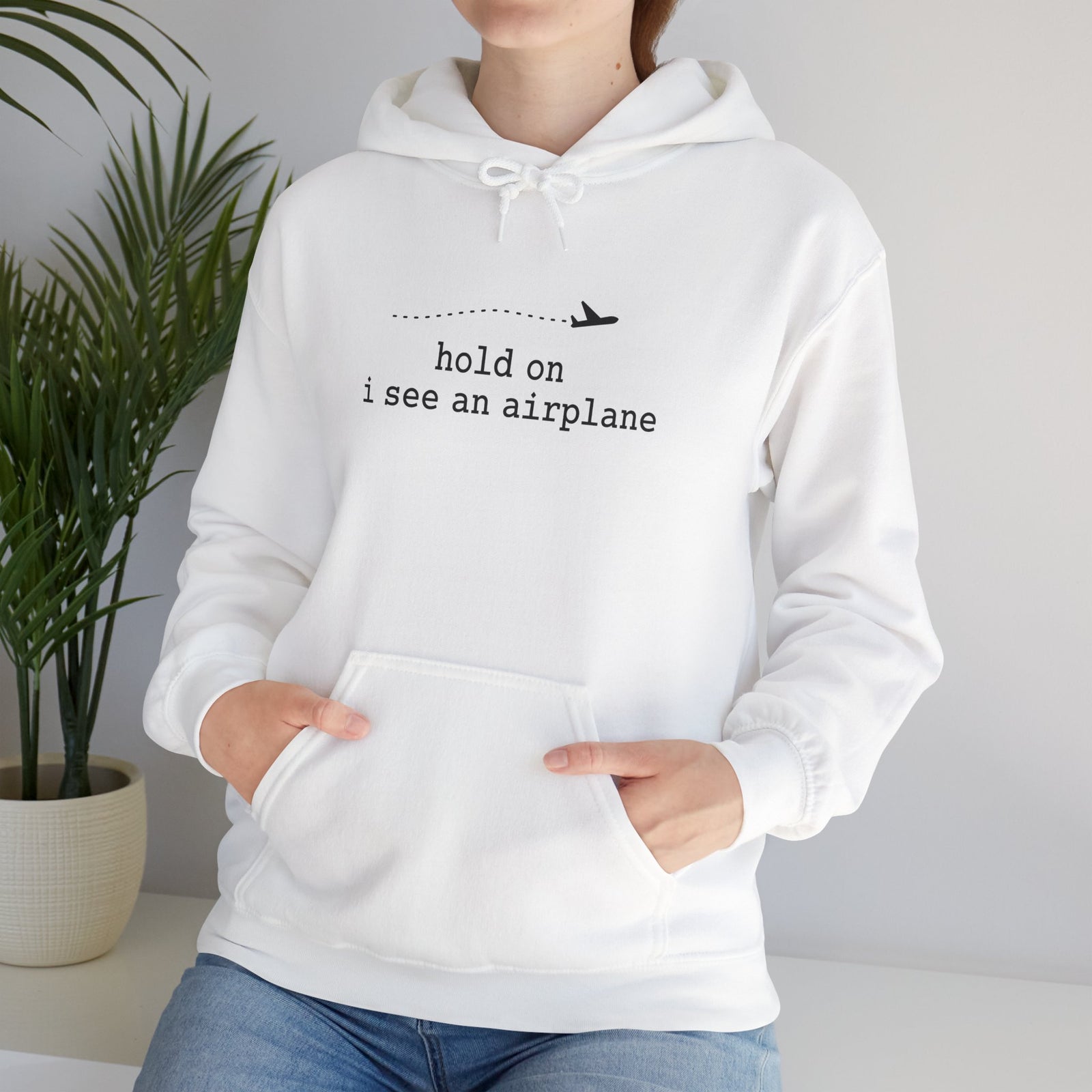 I See An Airplane - Unisex Pullover Hoodie