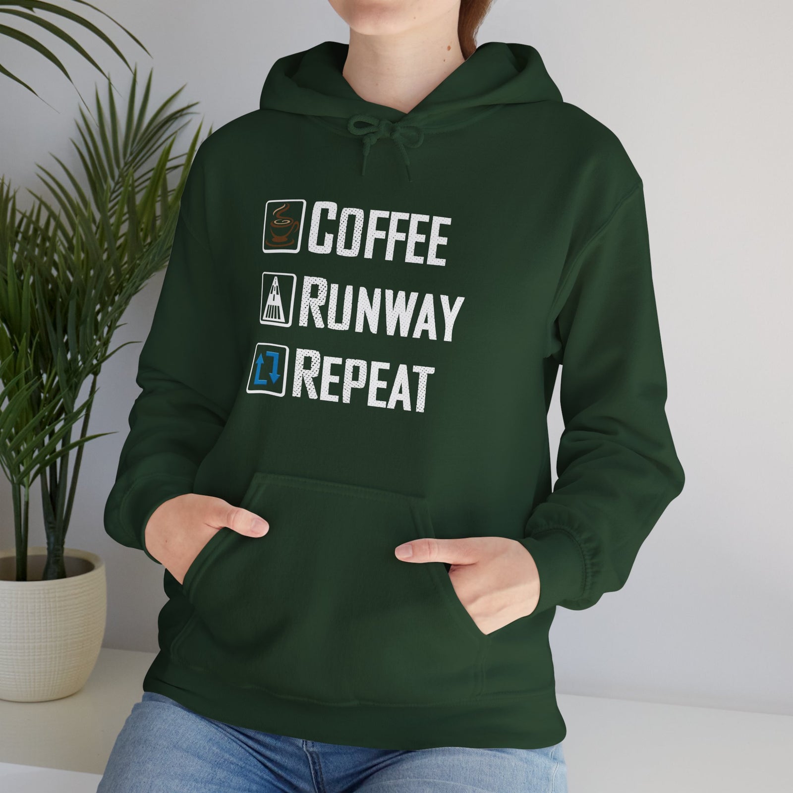 Coffee Runway Repeat - Pullover Hoodie