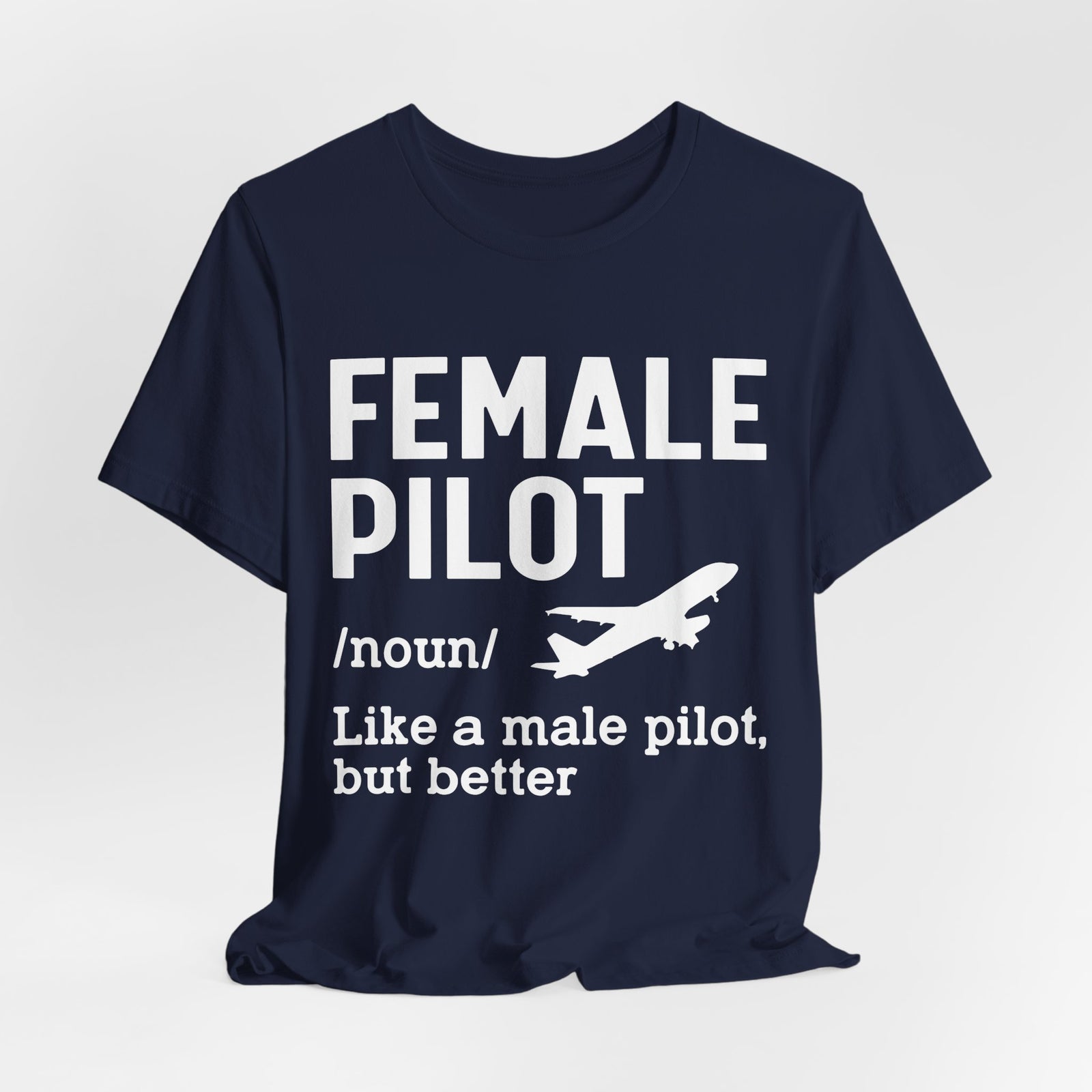 Female Pilot - Unisex Jersey Tee