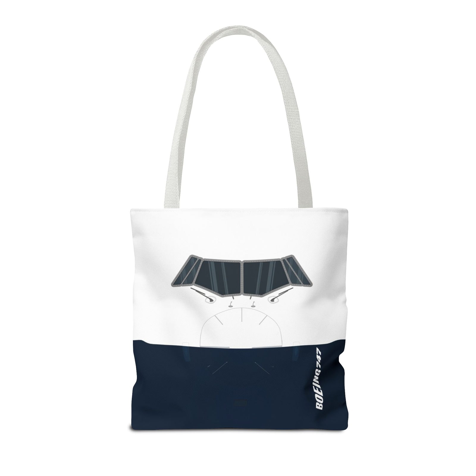 747 Tote Bag — Printed Green Travel Tote