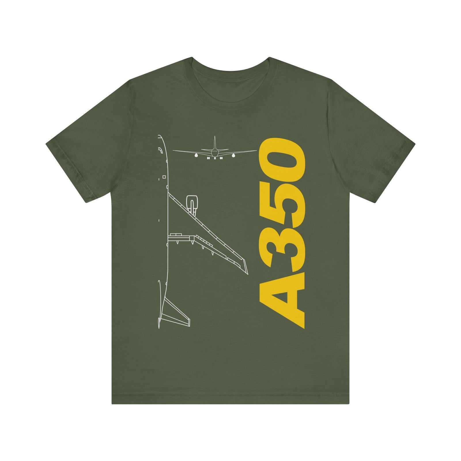 Airbus A350 Unisex Jersey Tee - Perfect for Aviation Enthusiasts