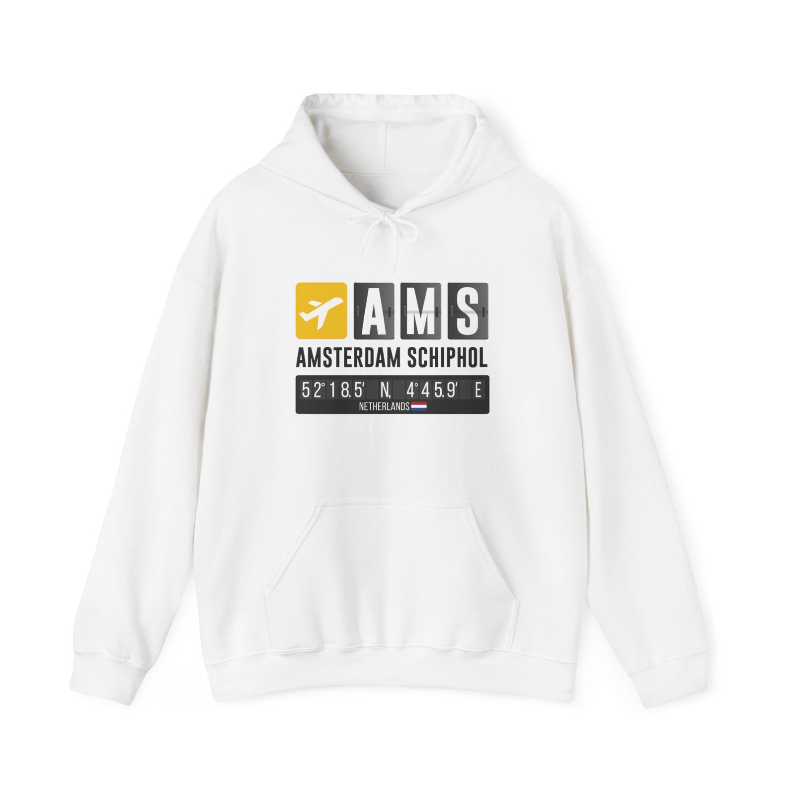 AMS Amsterdam Airport Schiphol - Pullover Hoodie