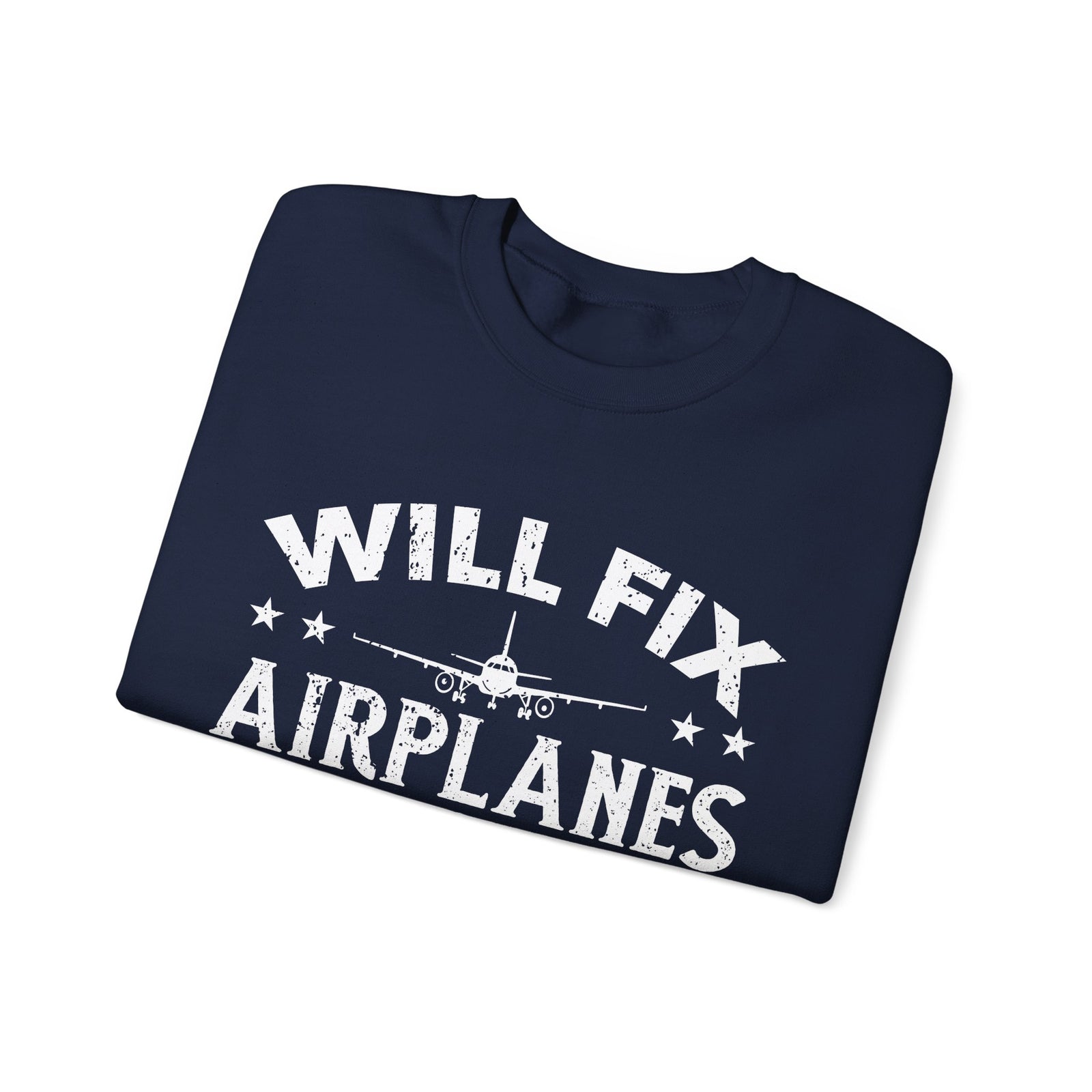 Will Fix Airplanes For Beer - Unisex Crewneck Sweatshirt